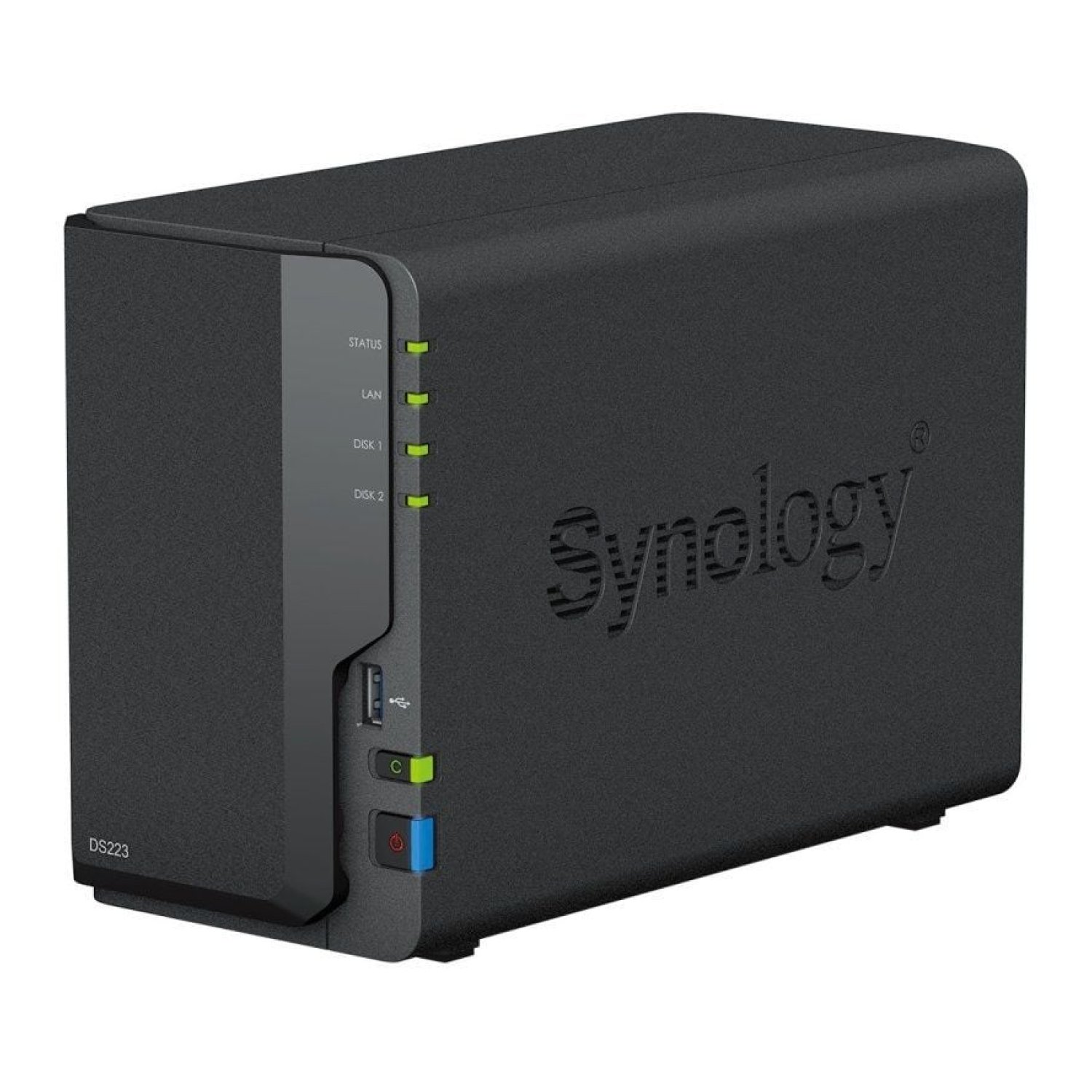 Synology DiskStation DS223 · NAS 2 Bahías · 2GB DDR4 · 3,5" - 2,5" · Torre