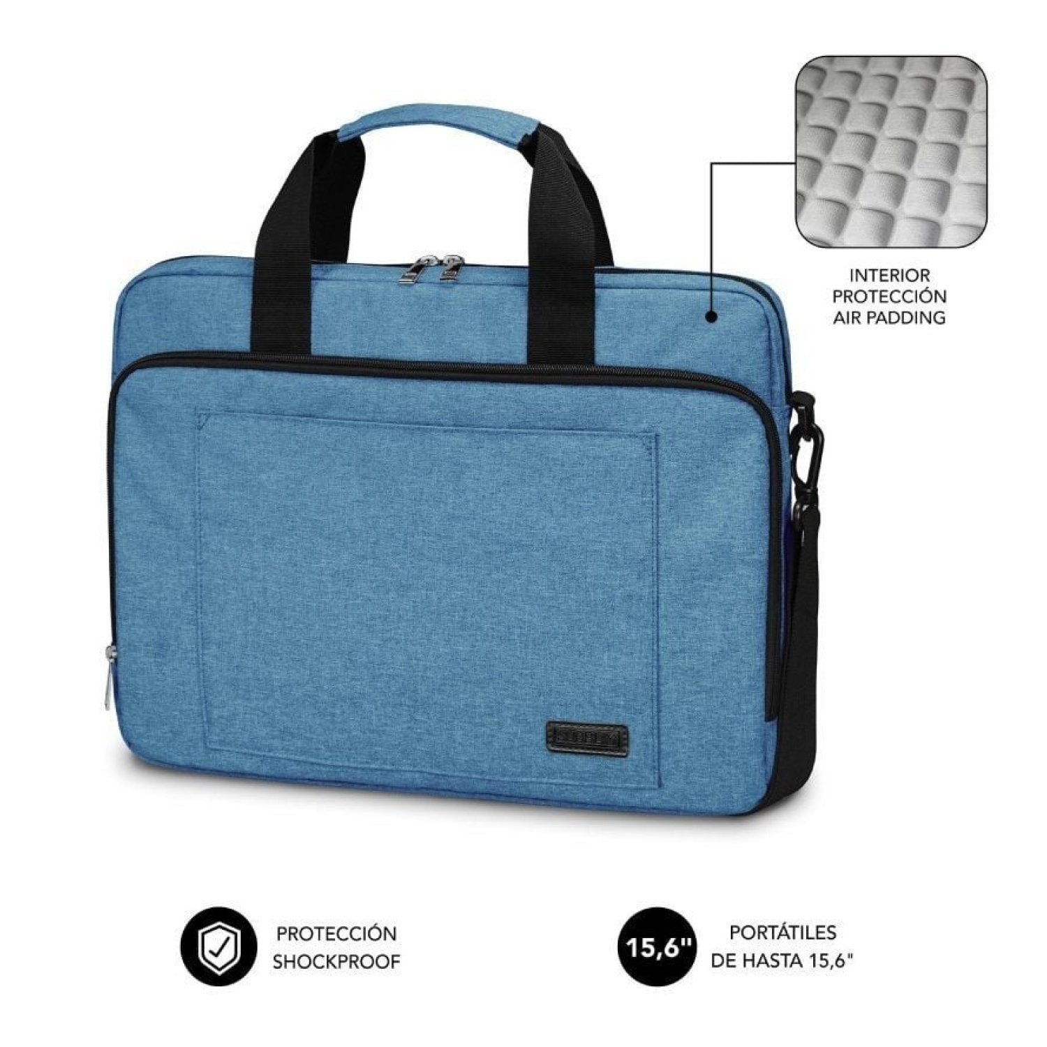 Subblim Air Padding · Mochila para Portátil · Hasta 15,6" · Azul