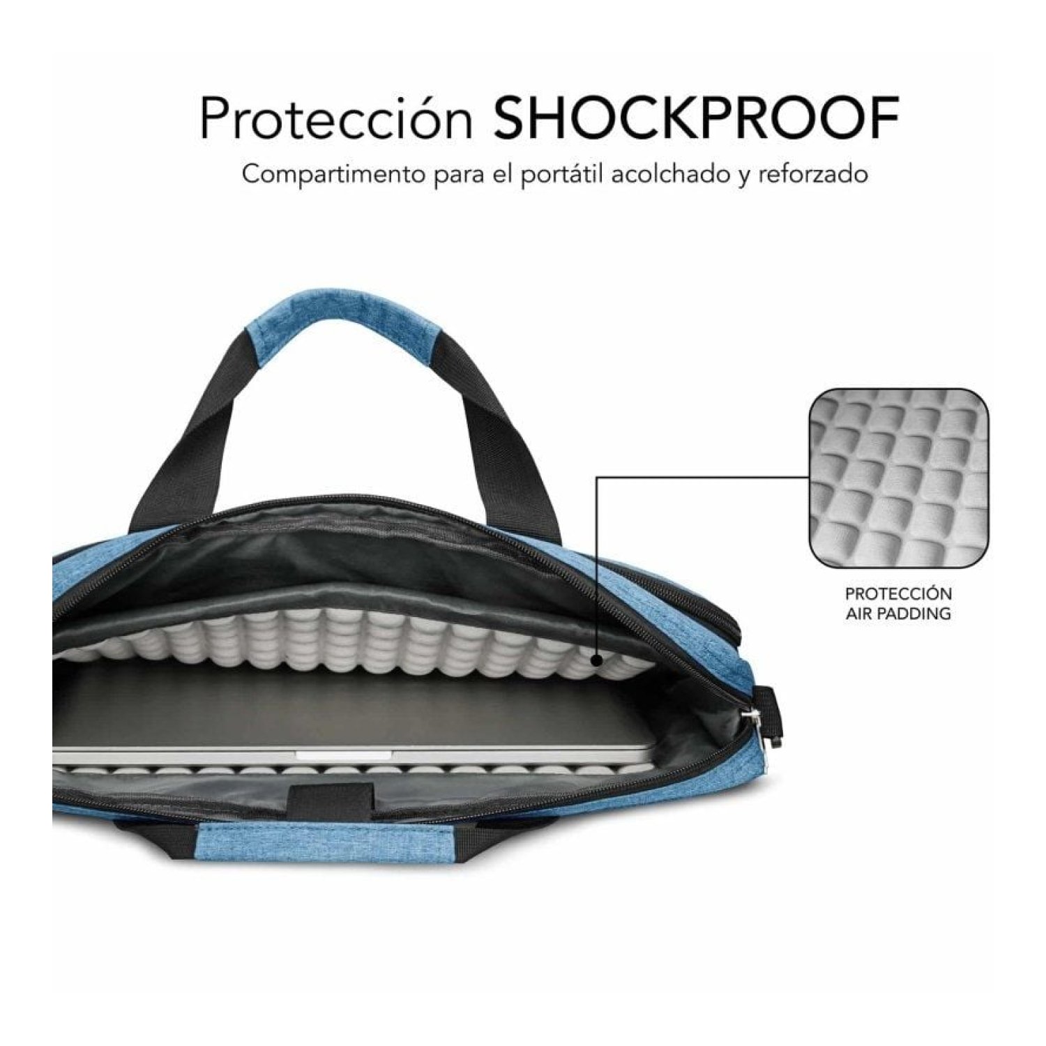 Subblim Air Padding · Mochila para Portátil · Hasta 15,6" · Azul