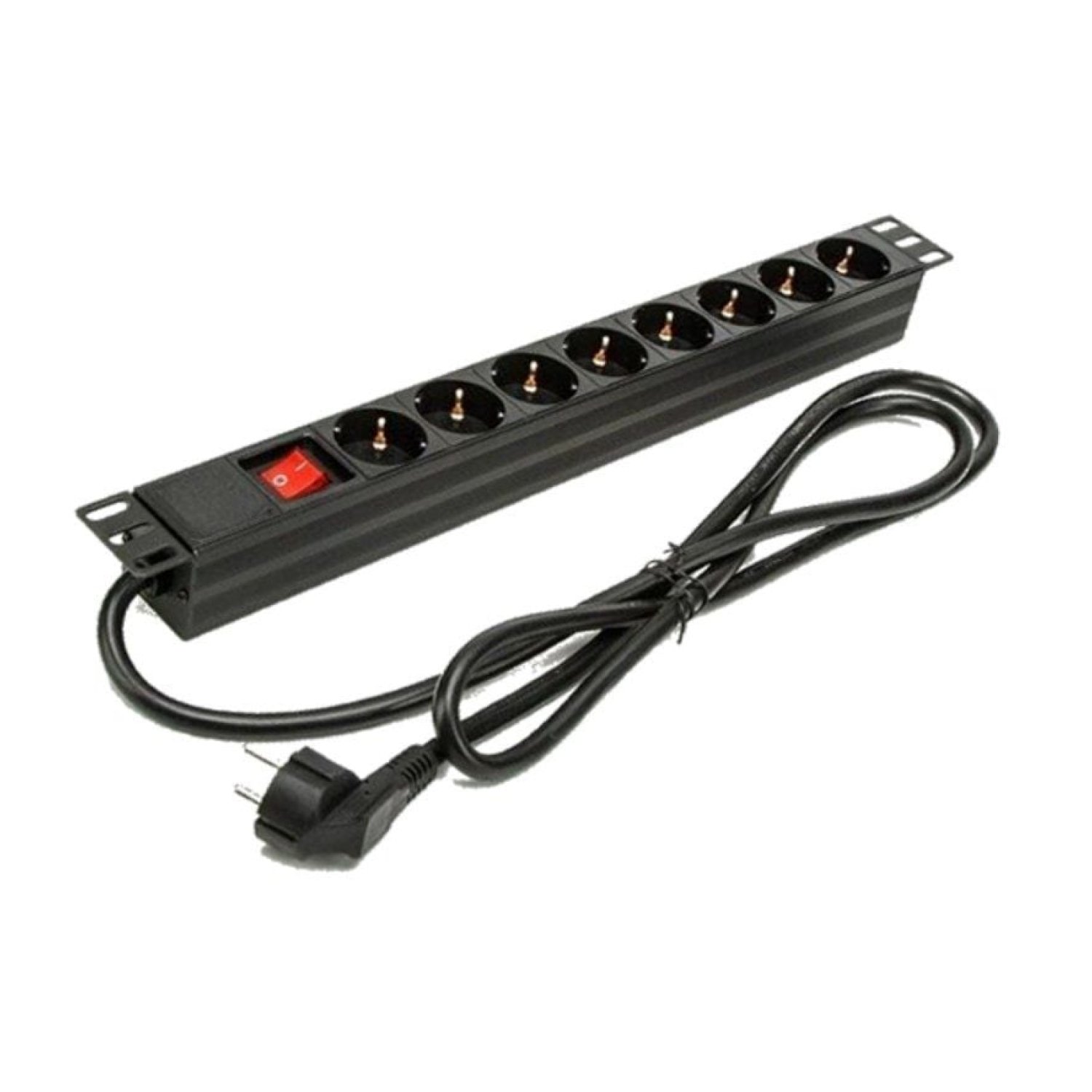 Phasak BNS 1518 · 8 Tomas de Corriente · Cable 1,5m · Negro