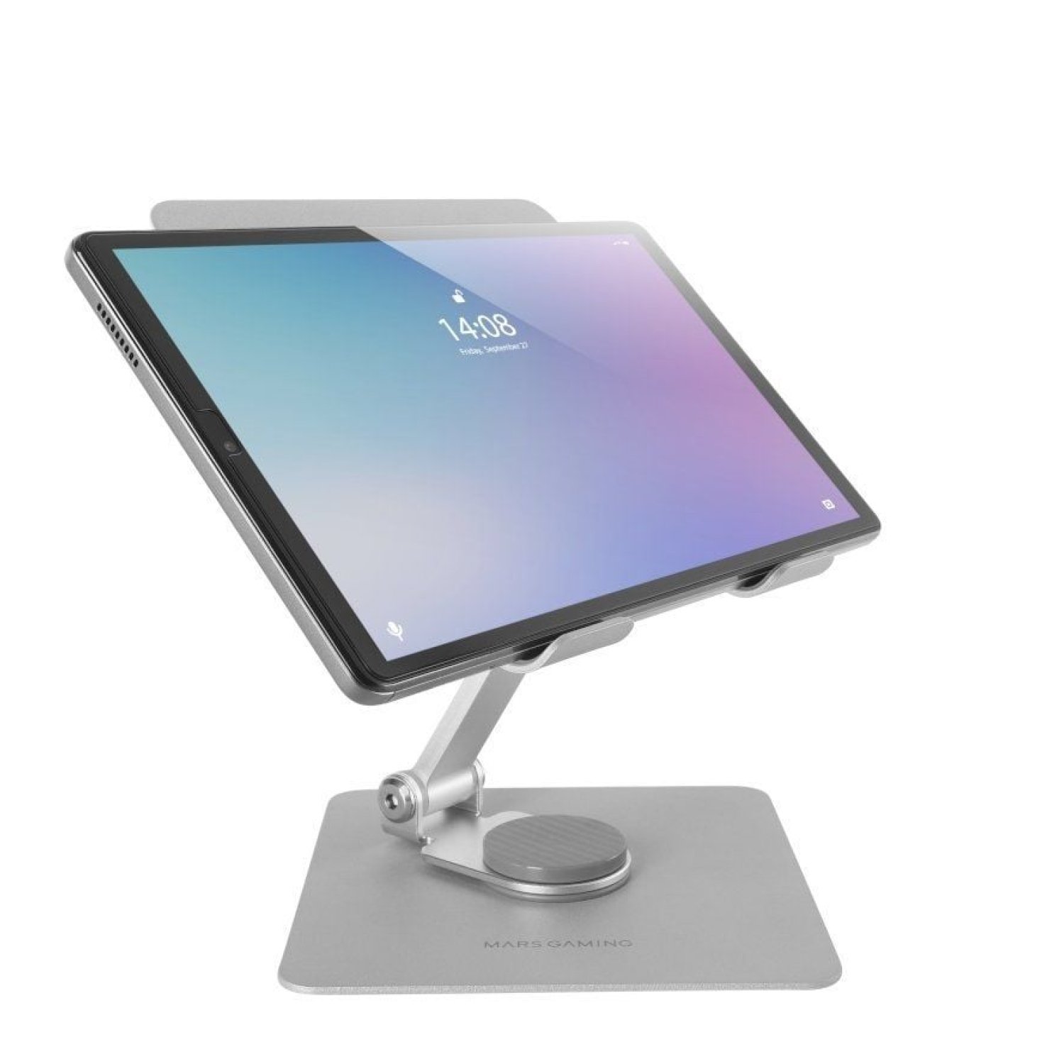 Soporte para Tablets/Convertibles Mars Gaming MA-RST/ hasta 13"/ Gris Plateado
