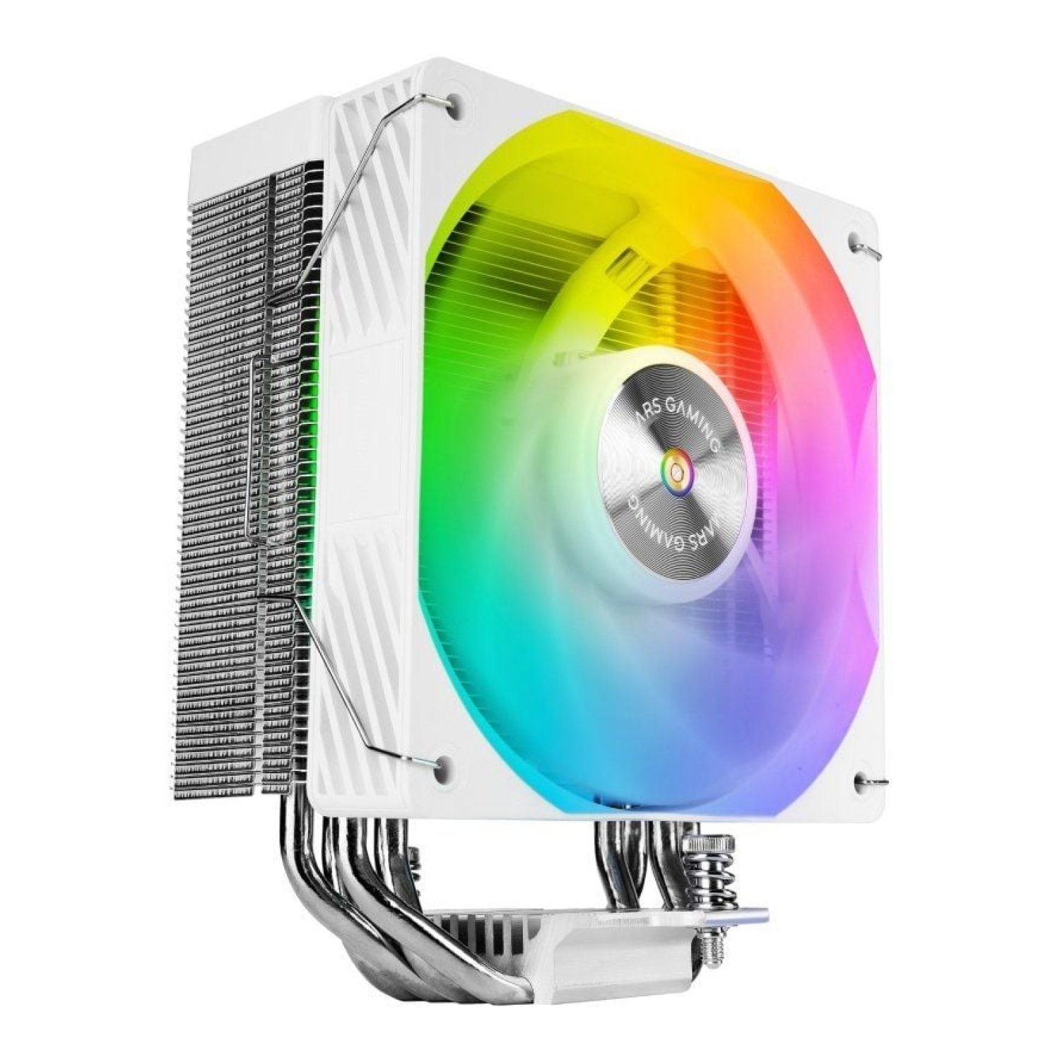 Mars Gaming MCPU-X4ARGB · Disipador CPU · 12cm · ARGB · Blanco