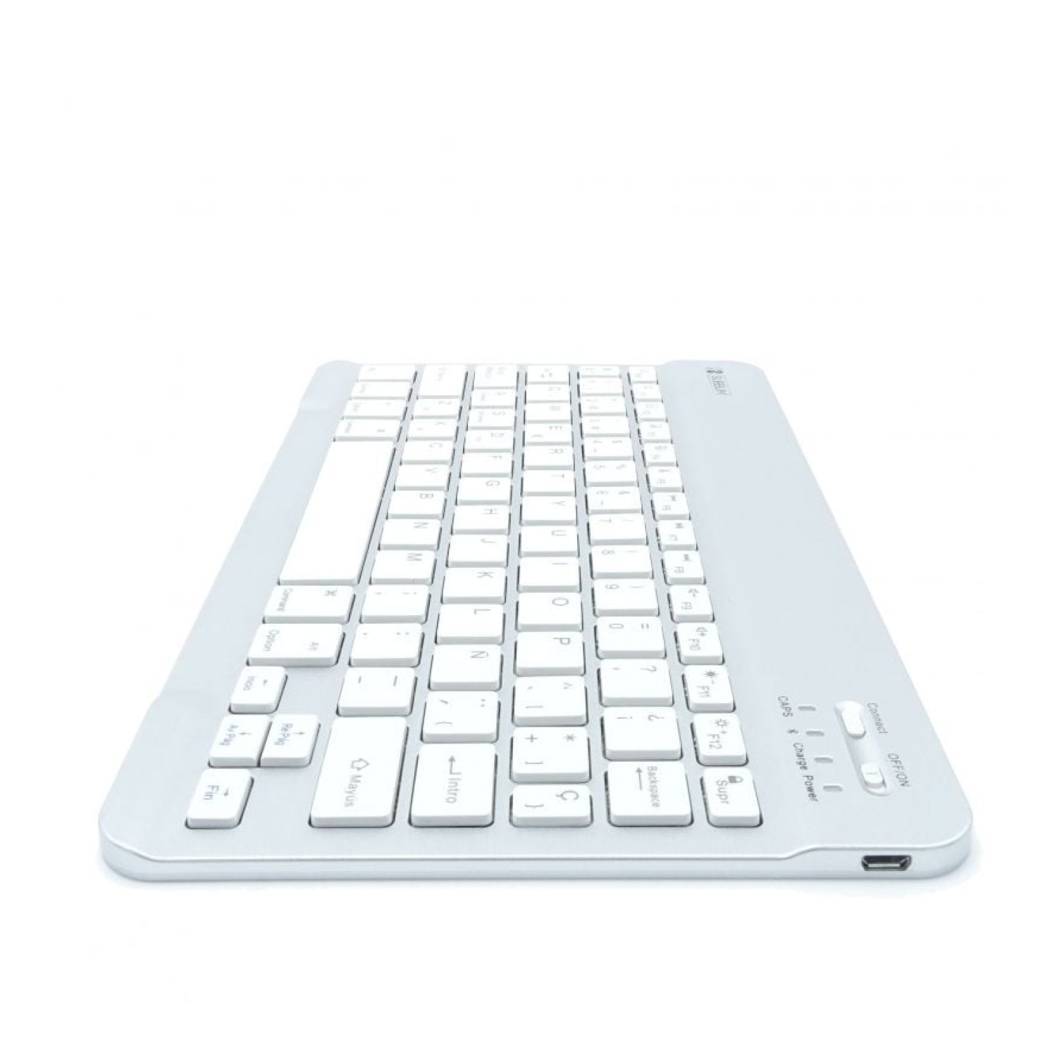 Subblim Smart · Teclado Compacto Inalámbrico · Plata