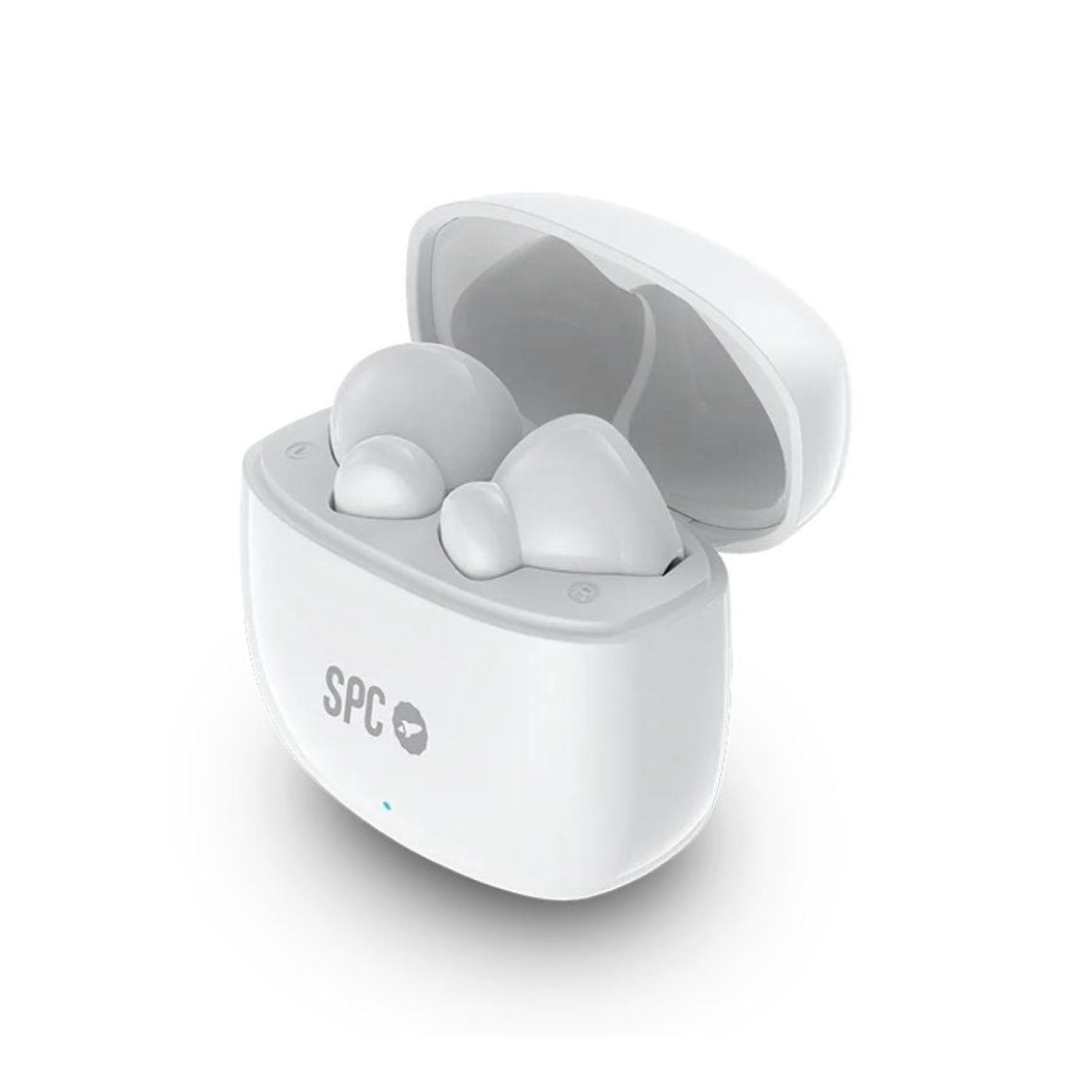 SPC Zion 2 Play · Auriculares Bluetooth · 7h Autonomía · Estuche de Carga · Blancos