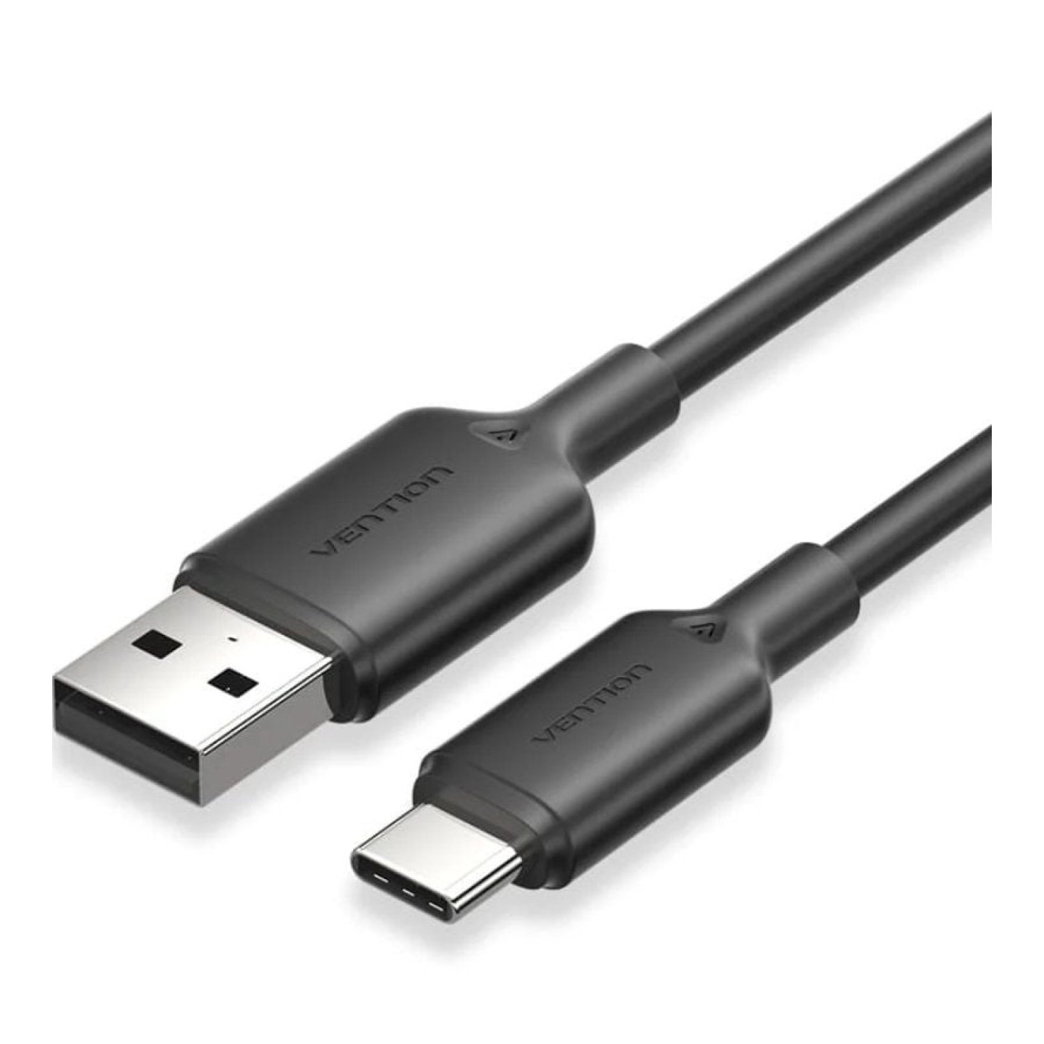 Vention · Cable USB 2.0 Tipo-C · 2m · 60W · 480Mbps · Negro