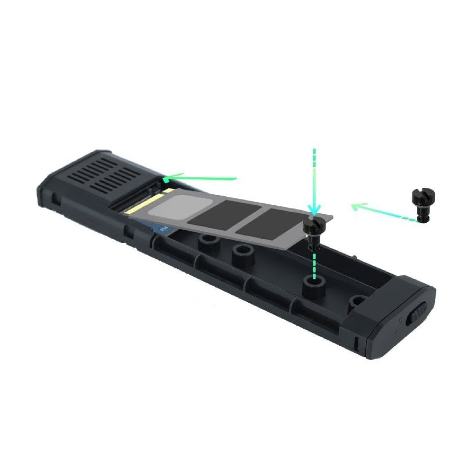 TooQ Caja Externa SSD M.2 NVMe · USB 3.2 · Sin tornillos