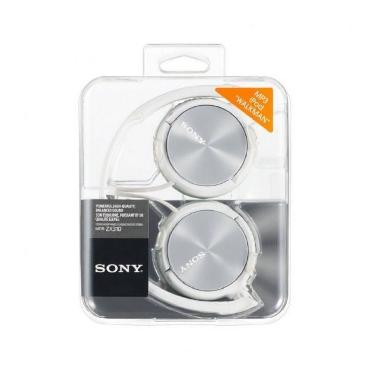 Sony MDR-ZX310AP · Auriculares con Micrófono · Jack 3.5mm · Blancos