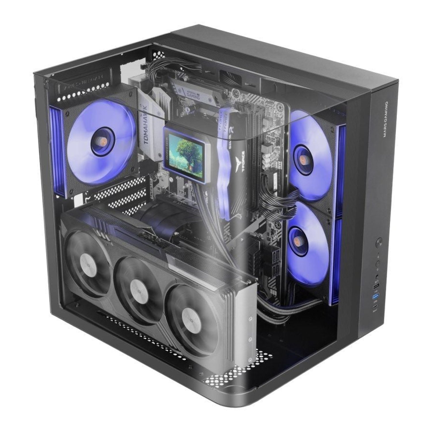 Mars Gaming MC-Infiniolite · Caja Semitorre Gaming ATX · Diseño Moderno