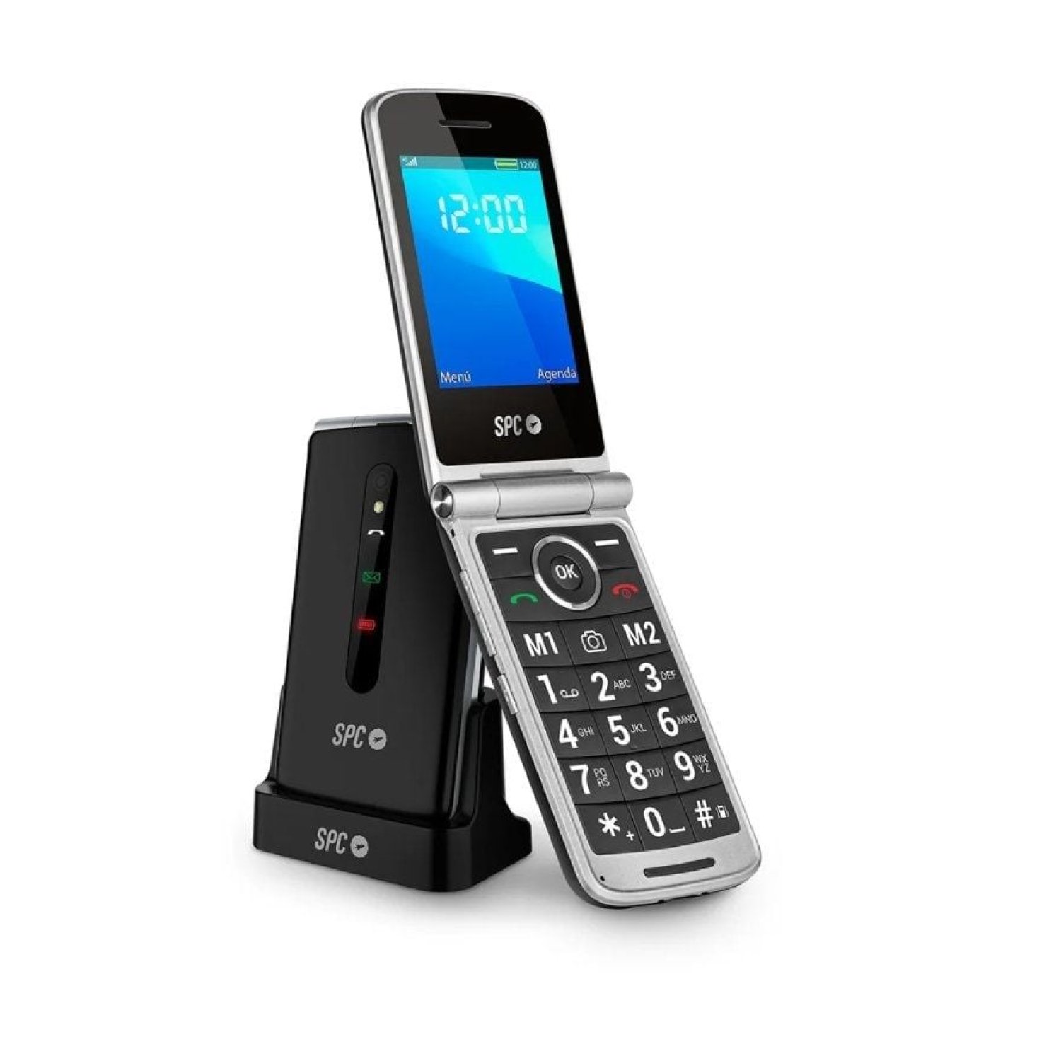 SPC Prince 4G · Móvil Personas Mayores · Negro