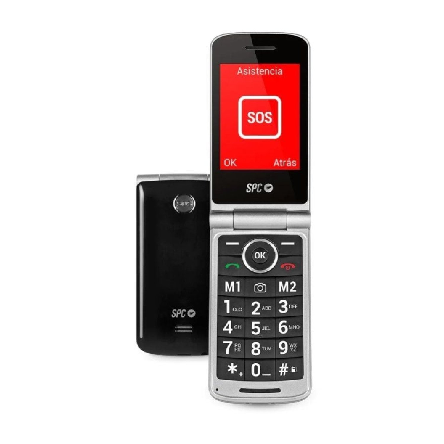 SPC Prince 4G · Móvil Personas Mayores · Negro
