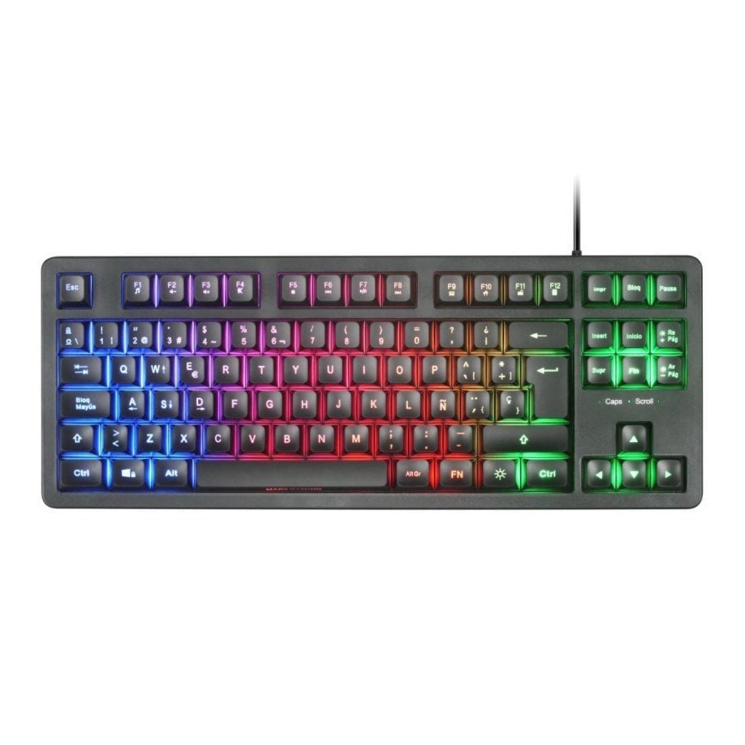 Pack Gaming Mars Gaming MCP-RGB3/ Teclado RGB + Ratón Óptico + Alfombrilla XXL + Auriculares