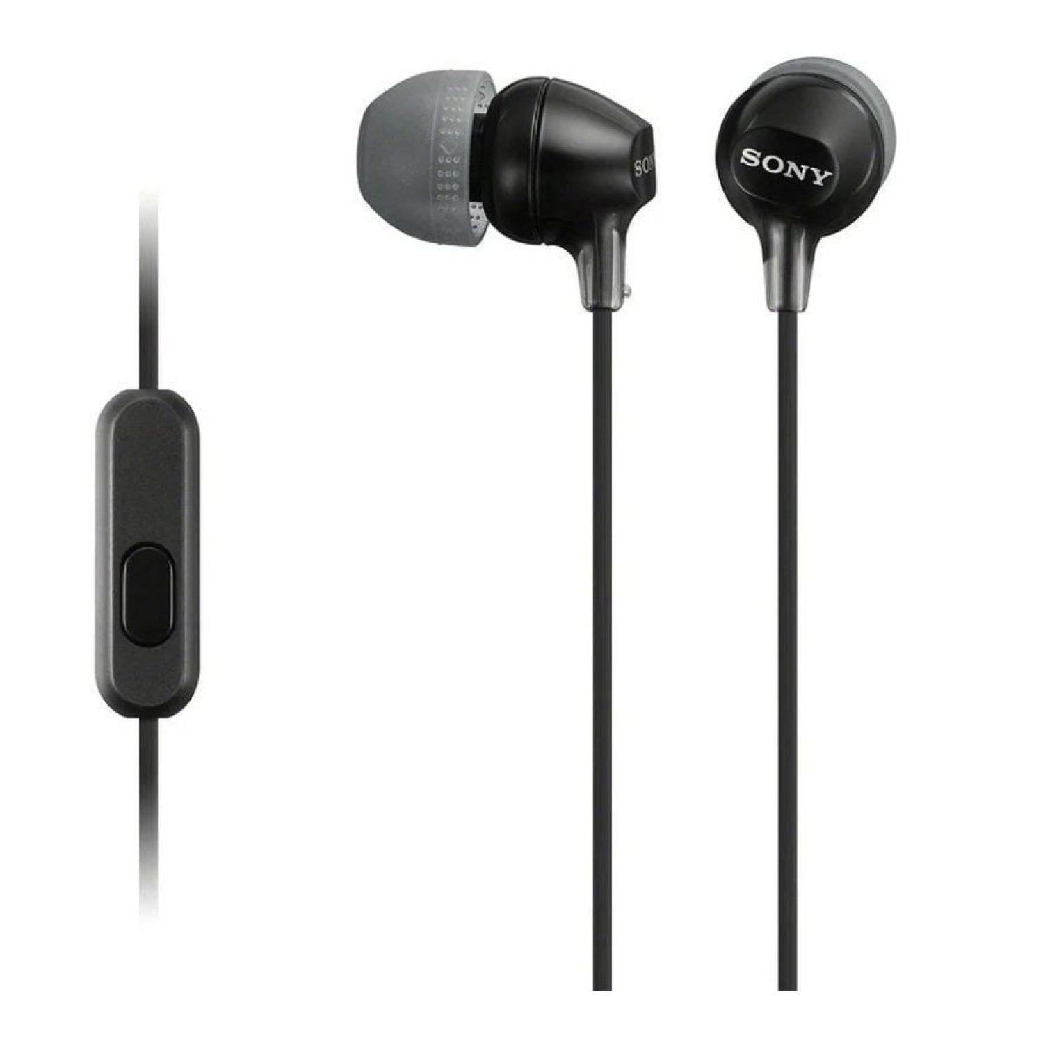 Auriculares Intrauditivos Sony MDR-EX15AP/ con Micrófono/ Jack 3.5/ Negros