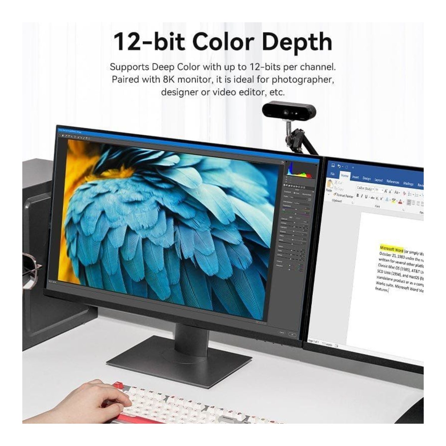 Vention · Cable Mini DisplayPort 1.4 · 8K · 1,5m · Macho a Macho