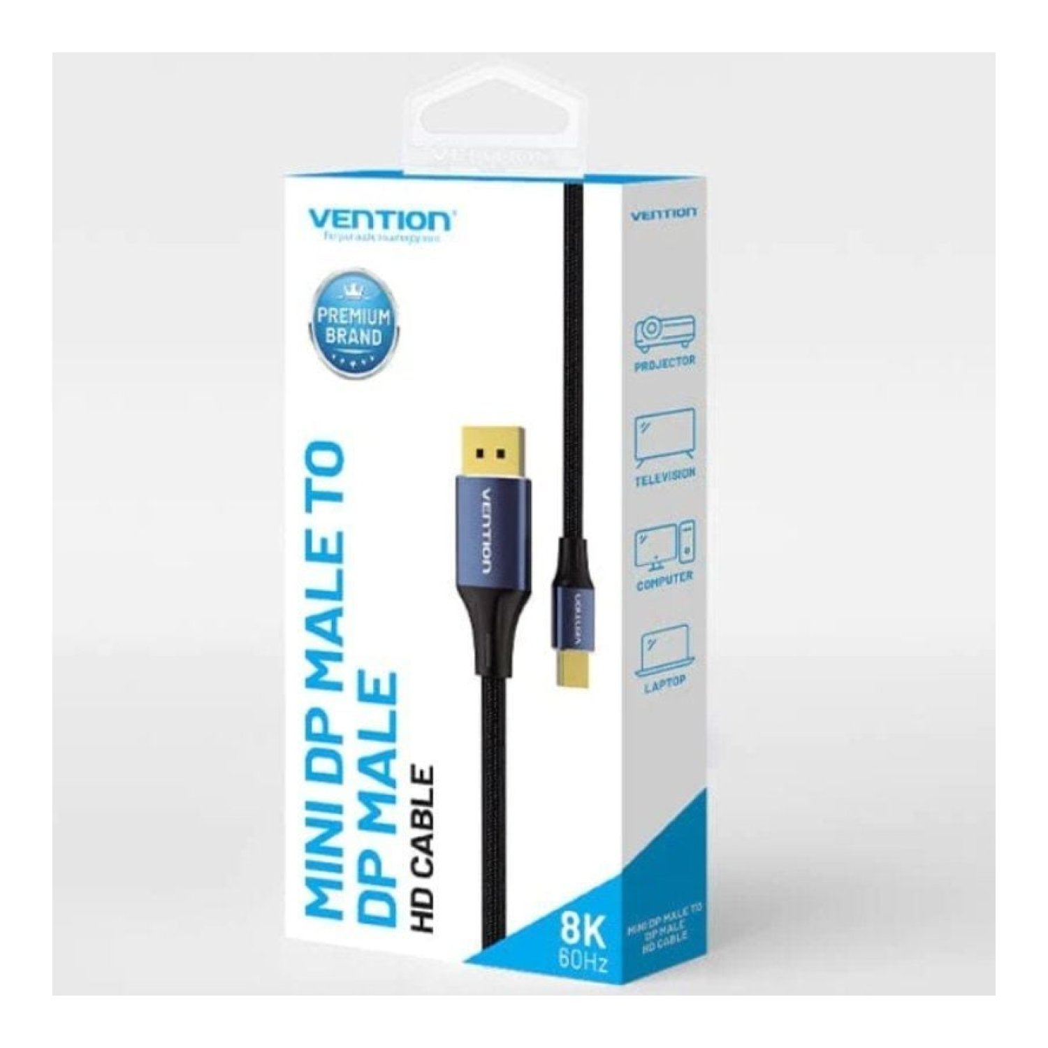 Vention · Cable Mini DisplayPort 1.4 · 8K · 1,5m · Macho a Macho