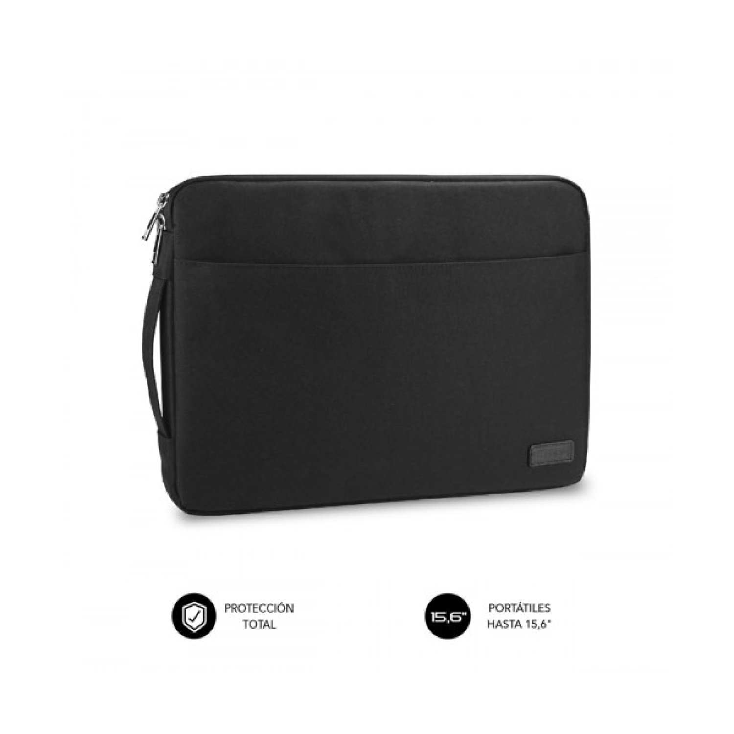 Subblim Urban Laptop Sleeve · Funda Portátil · Hasta 15,6" · Negra