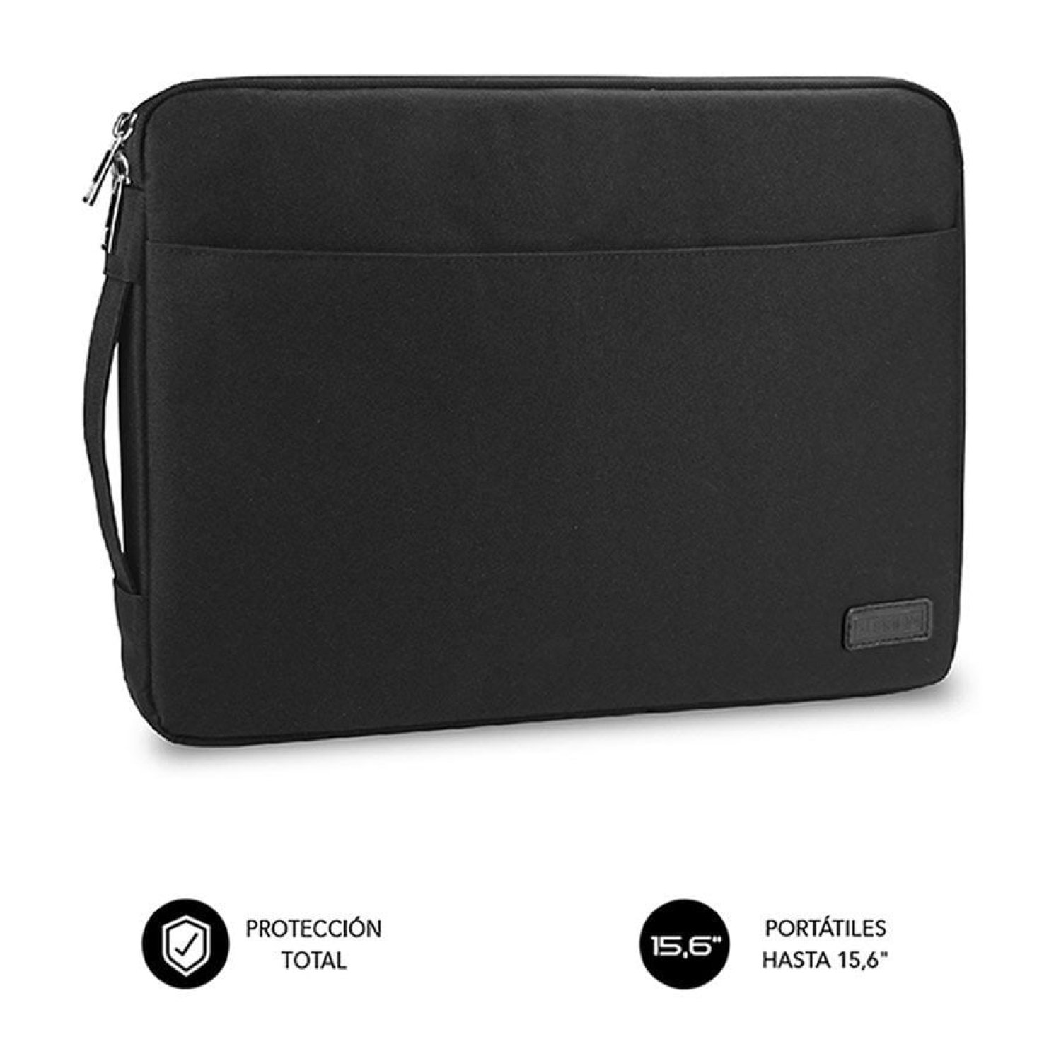 Subblim Urban Laptop Sleeve · Funda Portátil · Hasta 15,6" · Negra