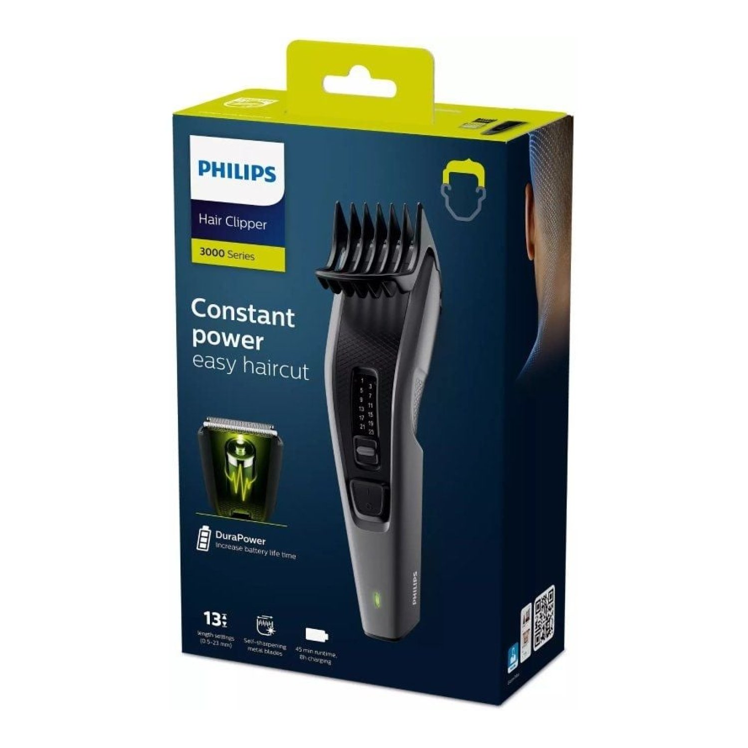 Philips Hairclipper Series 3000 HC3525/15 · Cable y Batería · 2 Accesorios