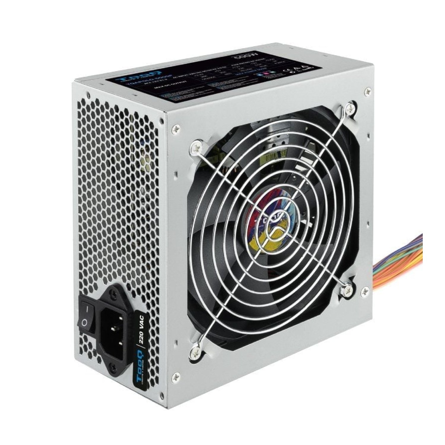 TooQ Apollo · Fuente de Alimentación · 500W · Ventilador 12cm
