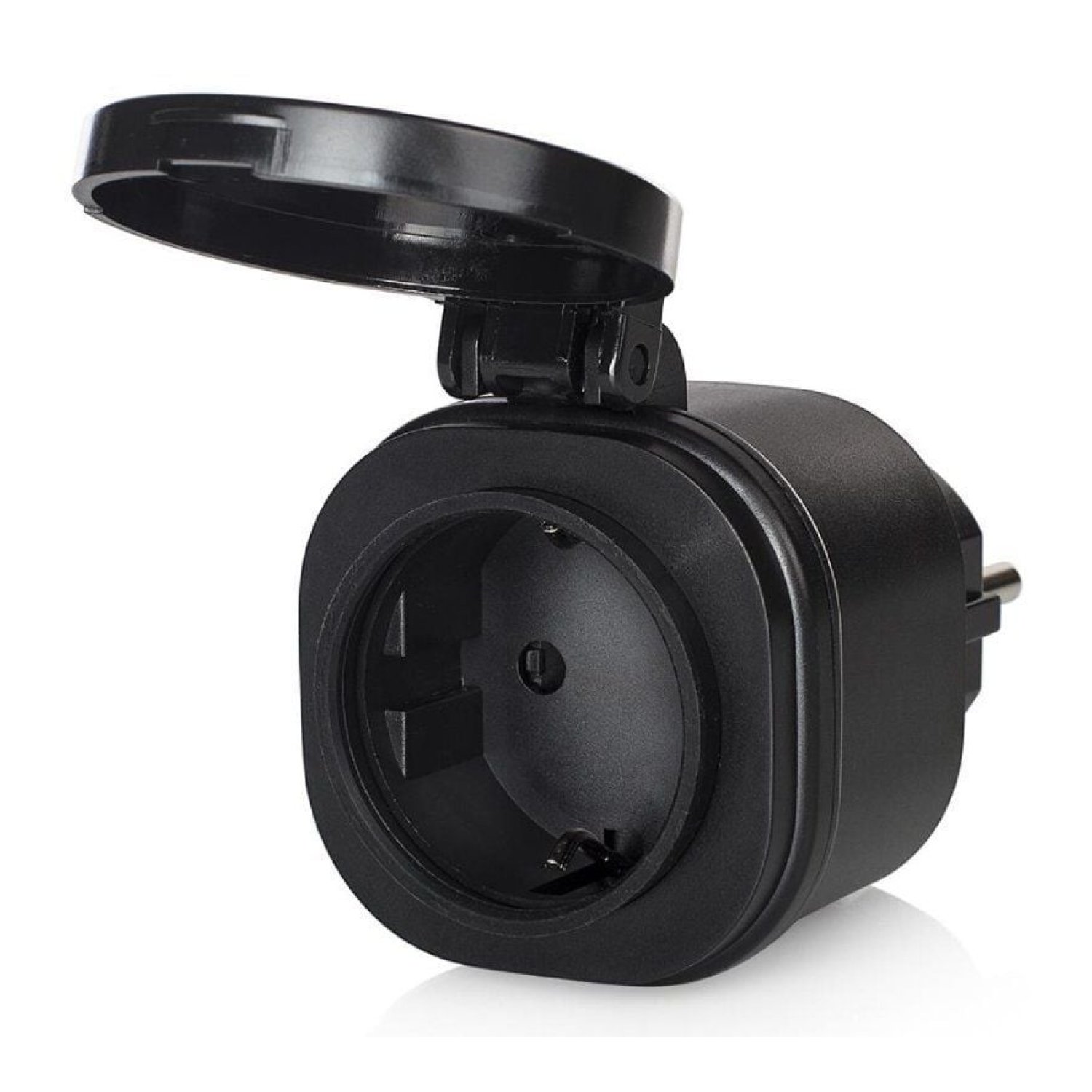 Smartwares · Set Mini Enchufes Exterior Inteligentes · 3 Unidades · Negros