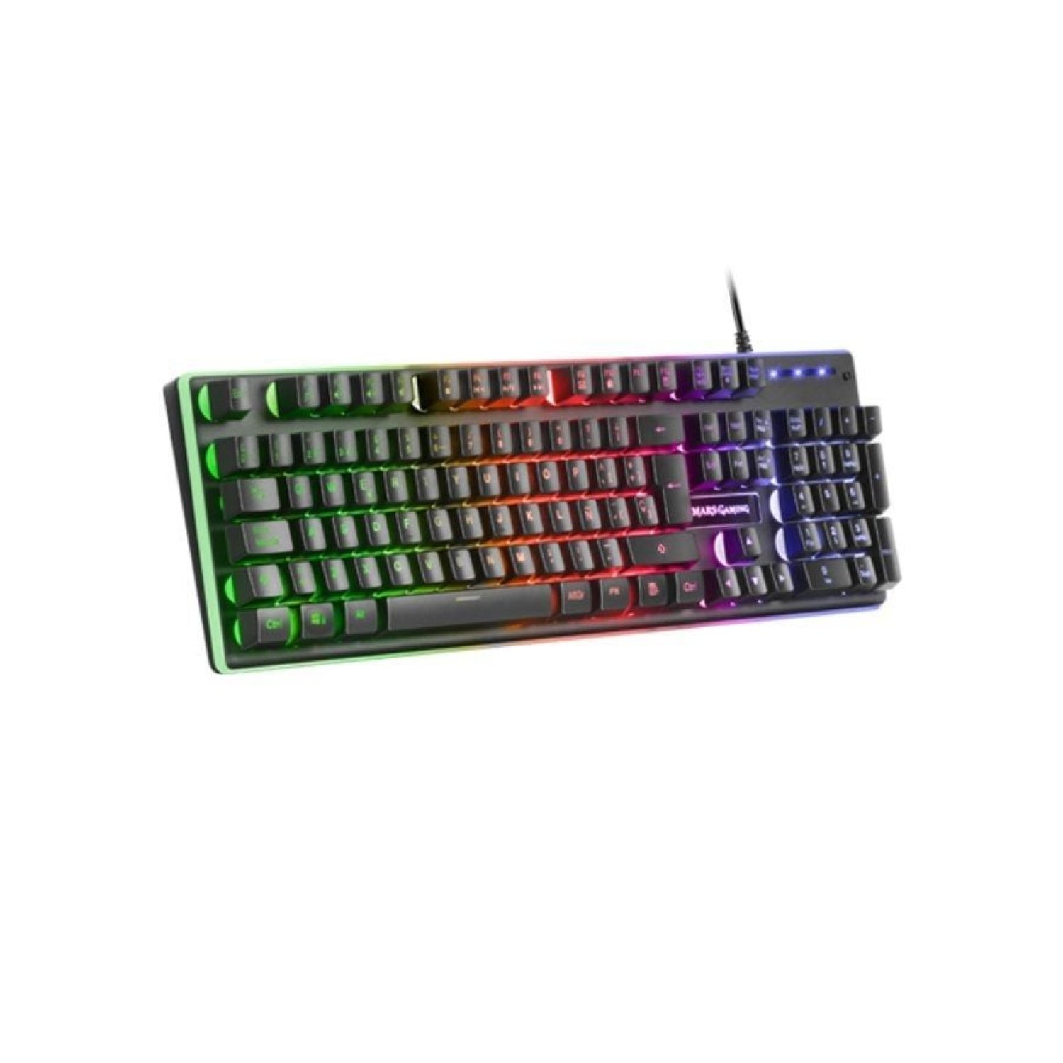 Pack Gaming Mars Gaming MCPX/ Teclado H-MECH  + Ratón Óptico + Alfombrilla/ Negro
