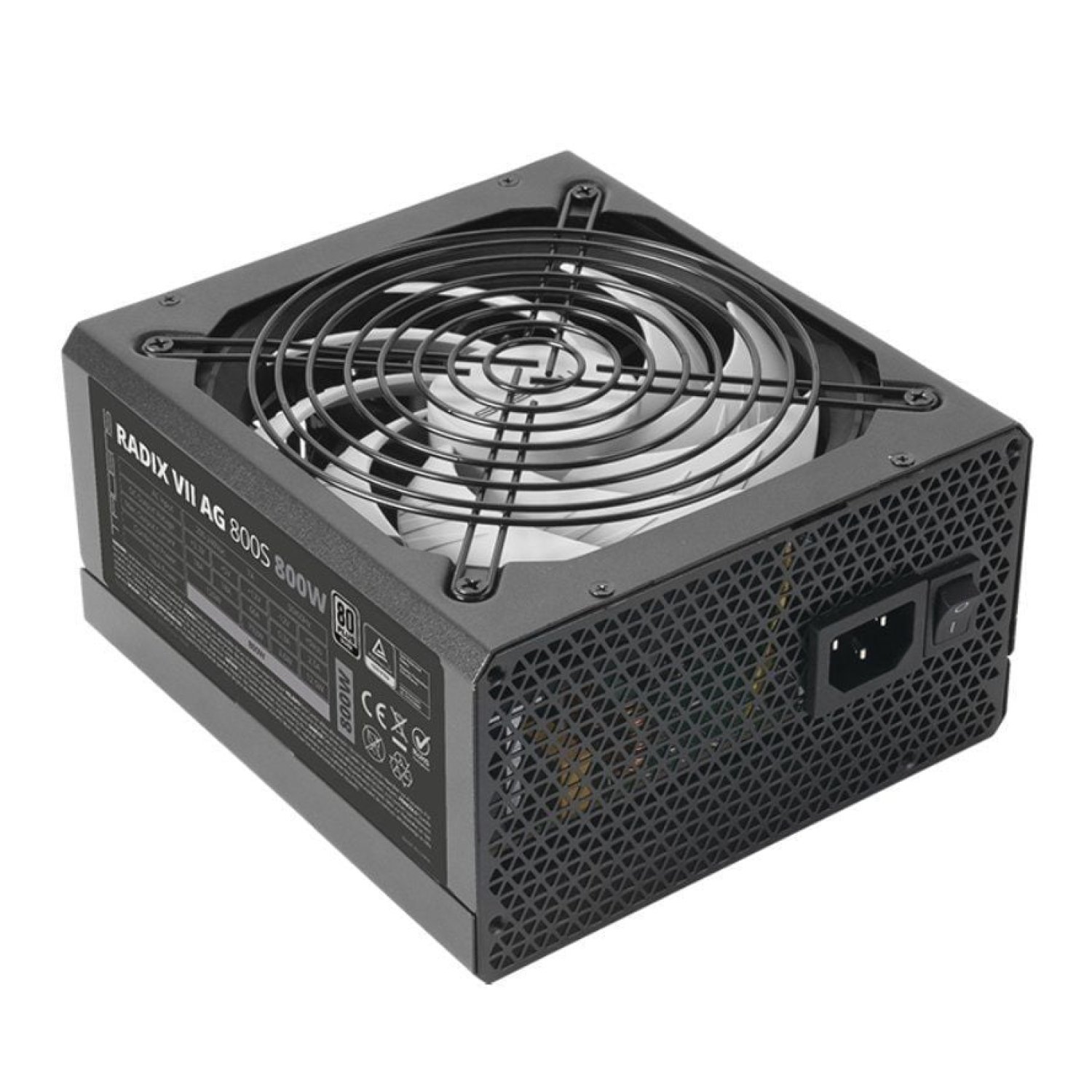Tacens Radix VII AG · 800W · 80 Plus Silver · Ventilador 140mm