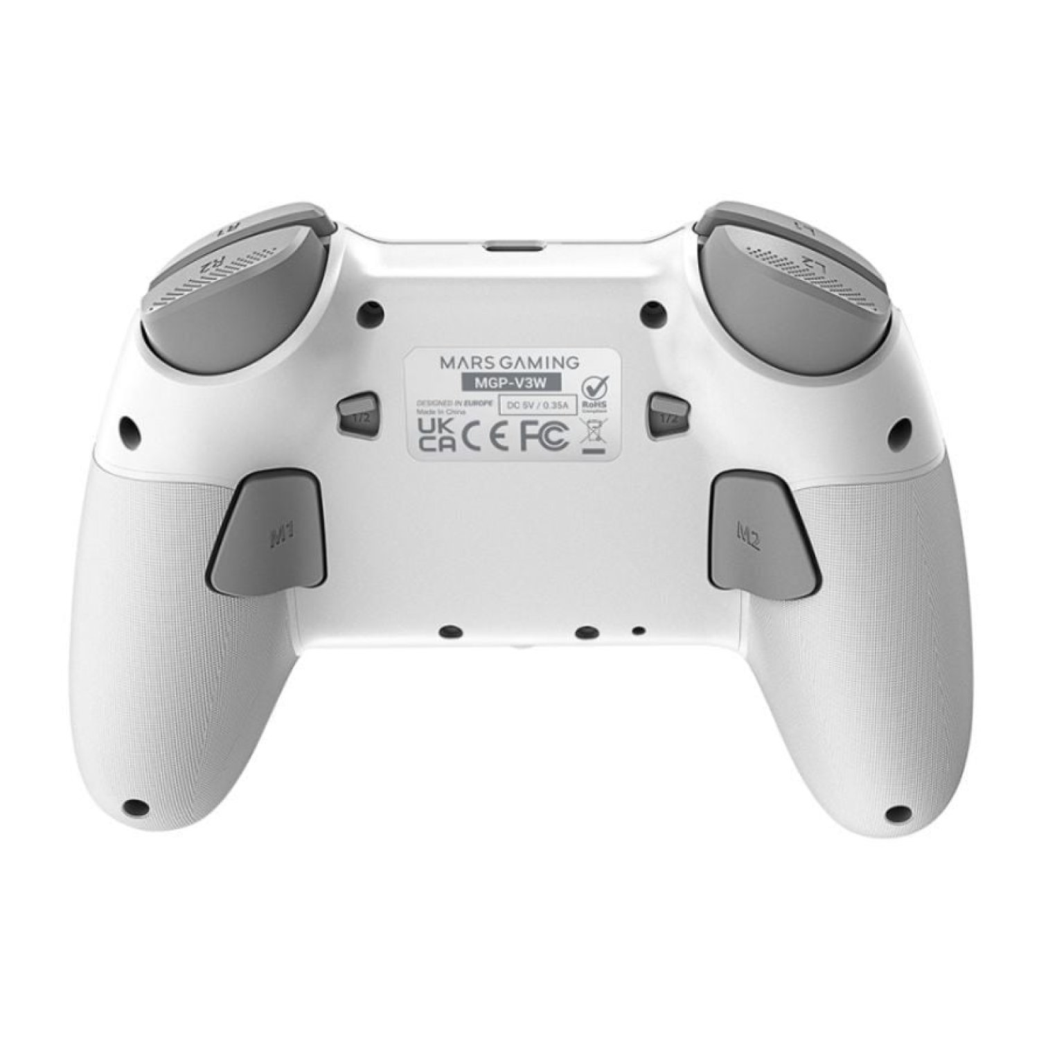 Gamepad Mars Gaming MGP-V3 Inalámbrico/ Blanco