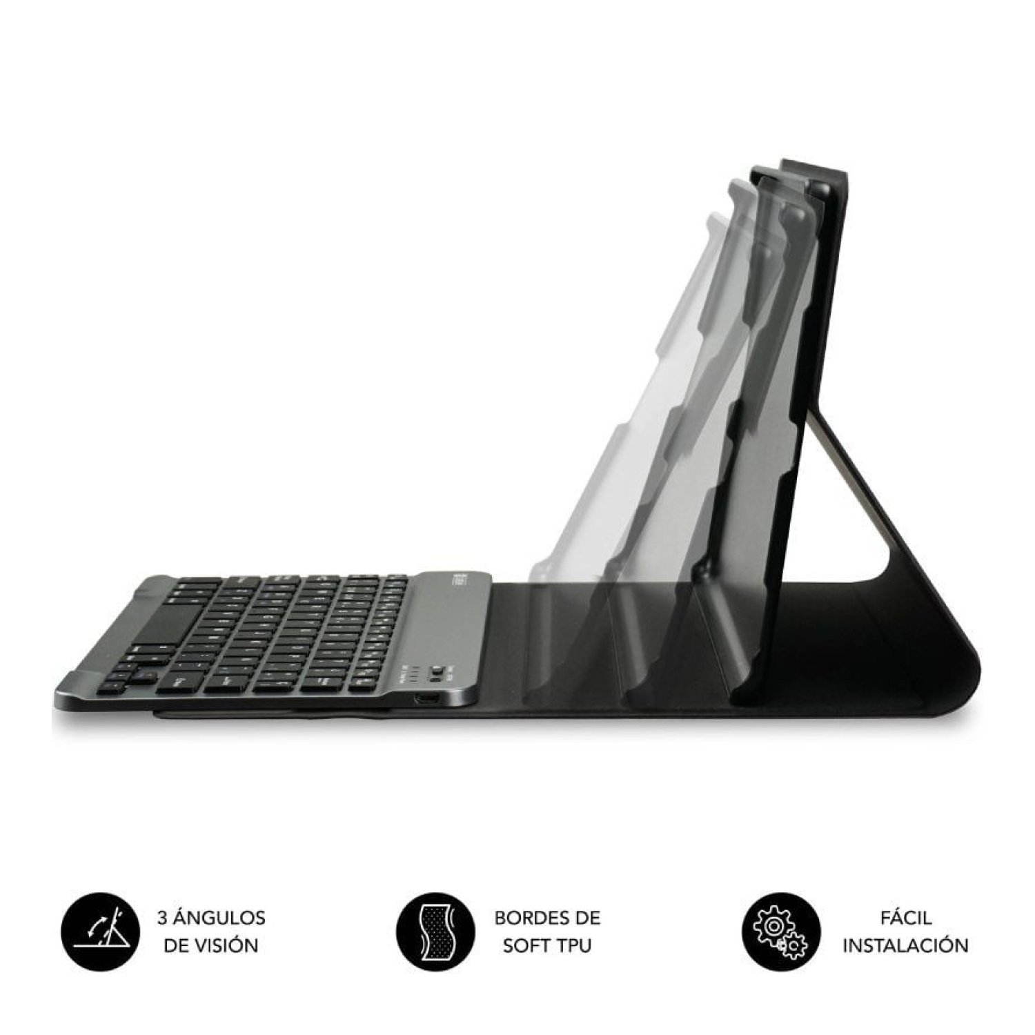 Subblim KeyTab Pro BT · Funda con Teclado · Samsung Galaxy A11+ · Negra