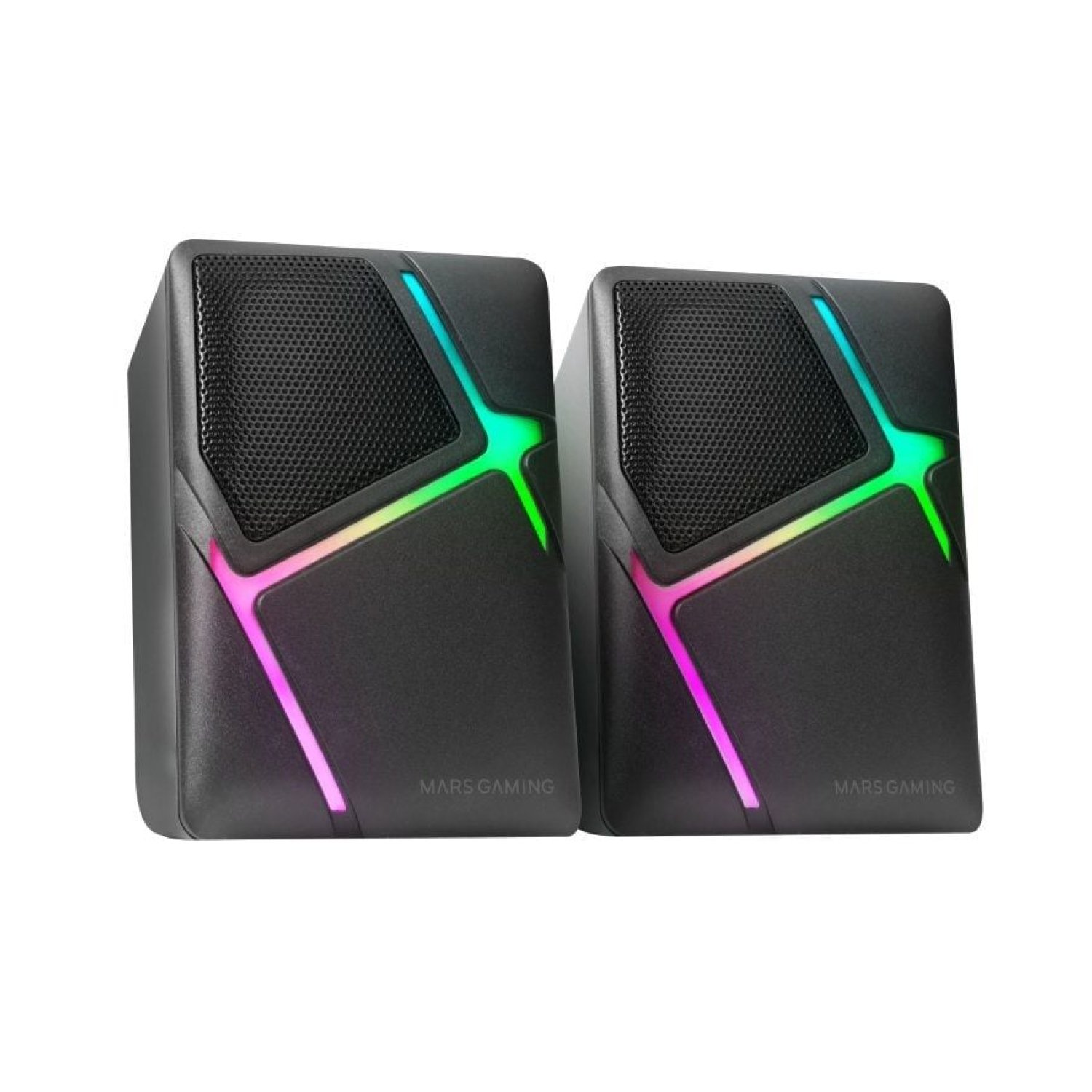 Mars Gaming MS-H · Altavoces Gaming 2.0 · 10W · Negros