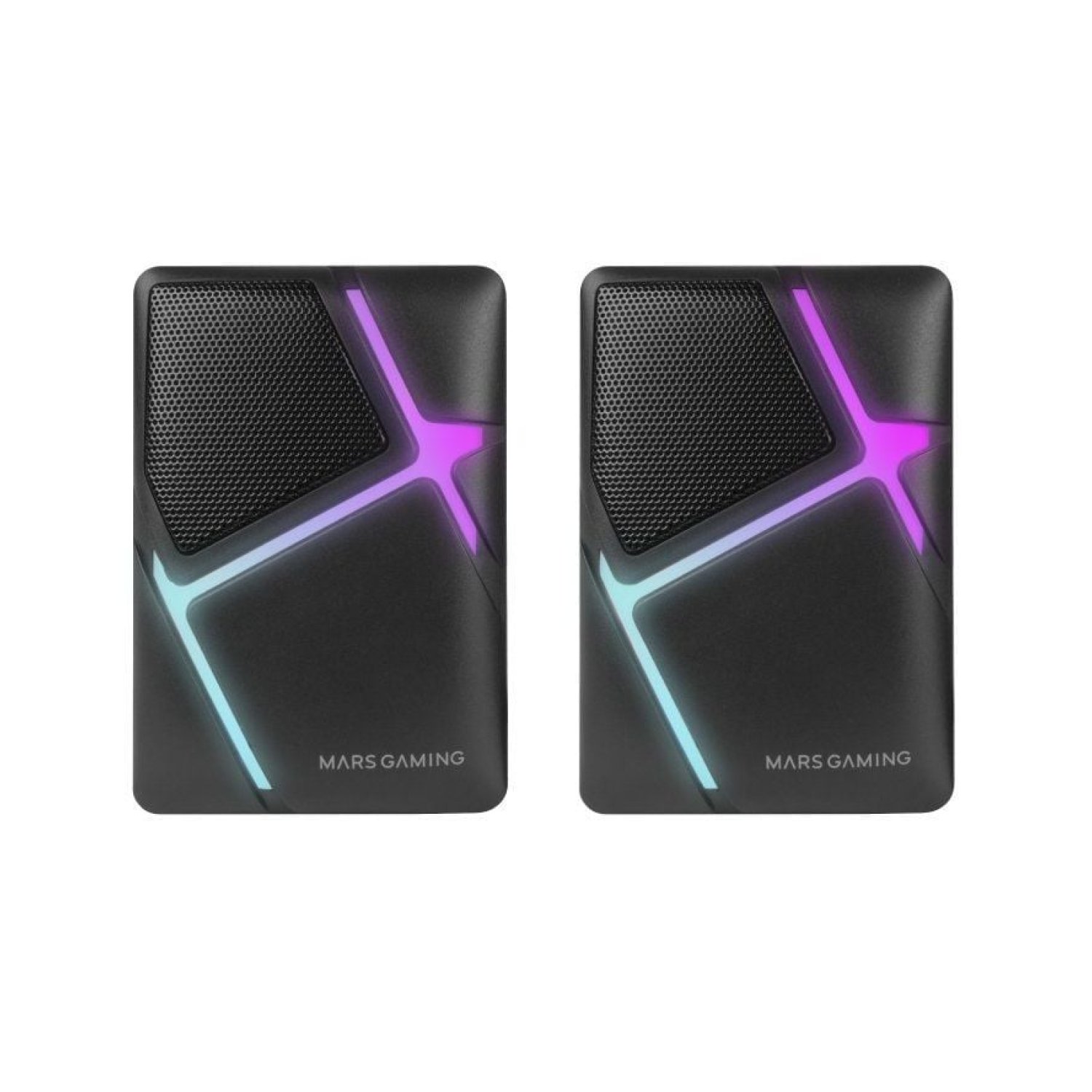 Mars Gaming MS-H · Altavoces Gaming 2.0 · 10W · Negros