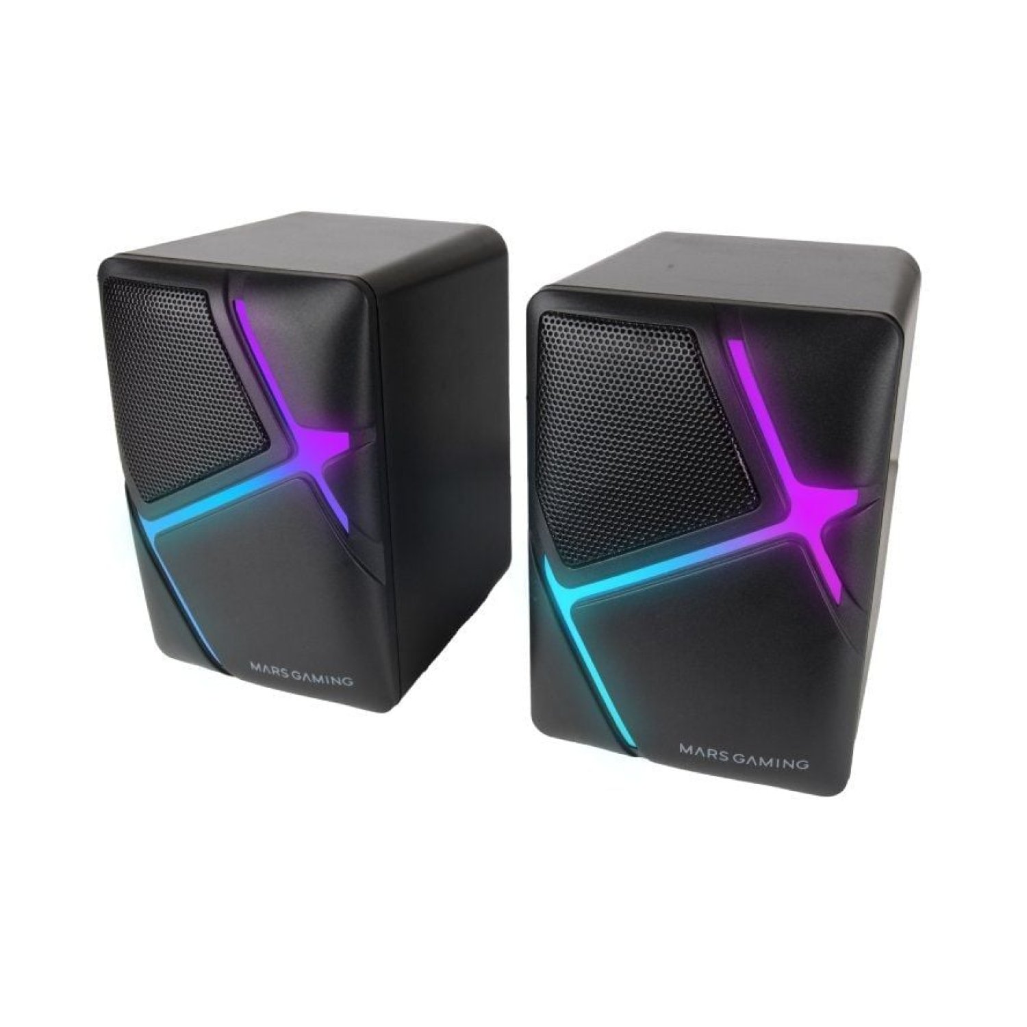 Mars Gaming MS-H · Altavoces Gaming 2.0 · 10W · Negros