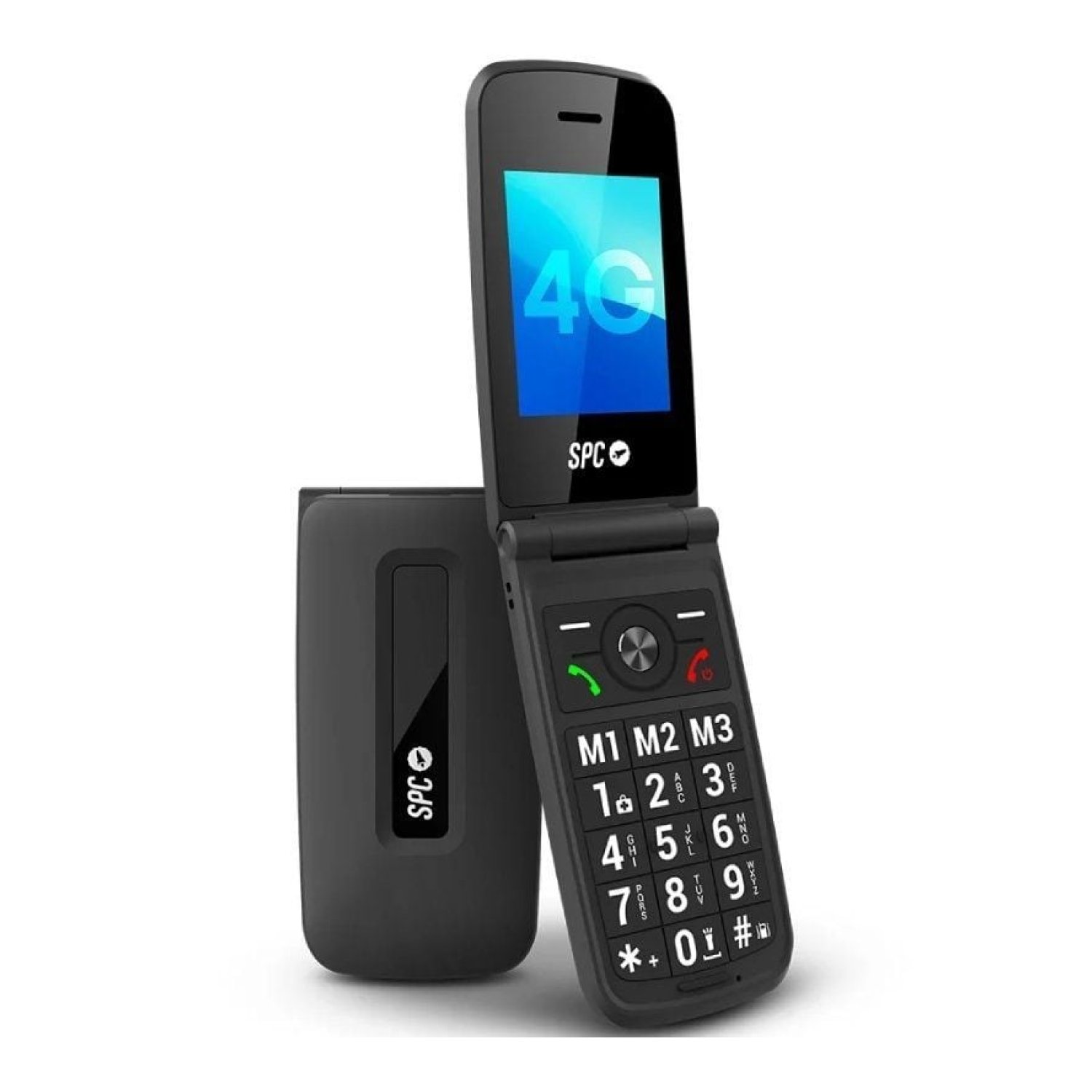 SPC Titan 2 · Teléfono para Mayores · 4G · Negro