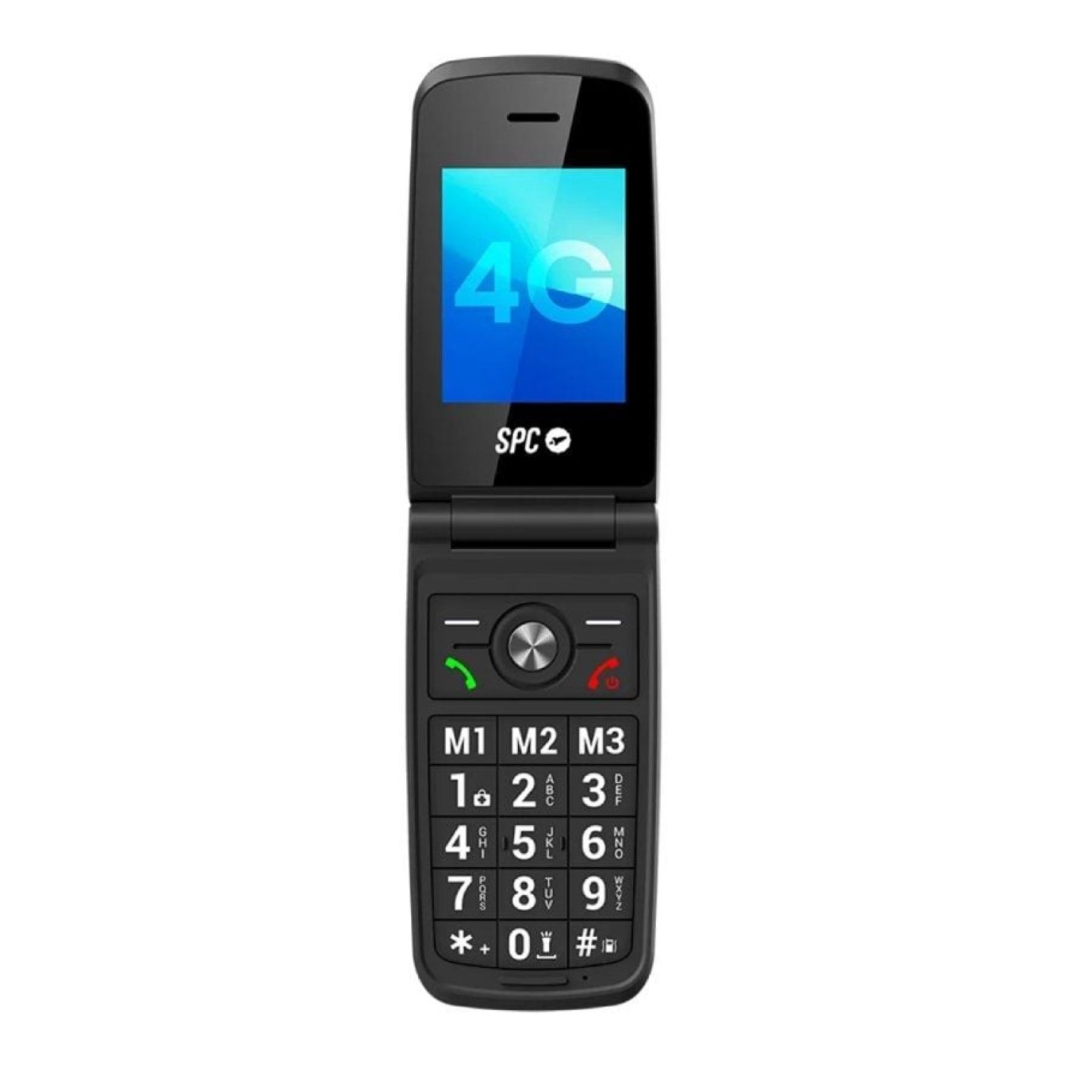 SPC Titan 2 · Teléfono para Mayores · 4G · Negro