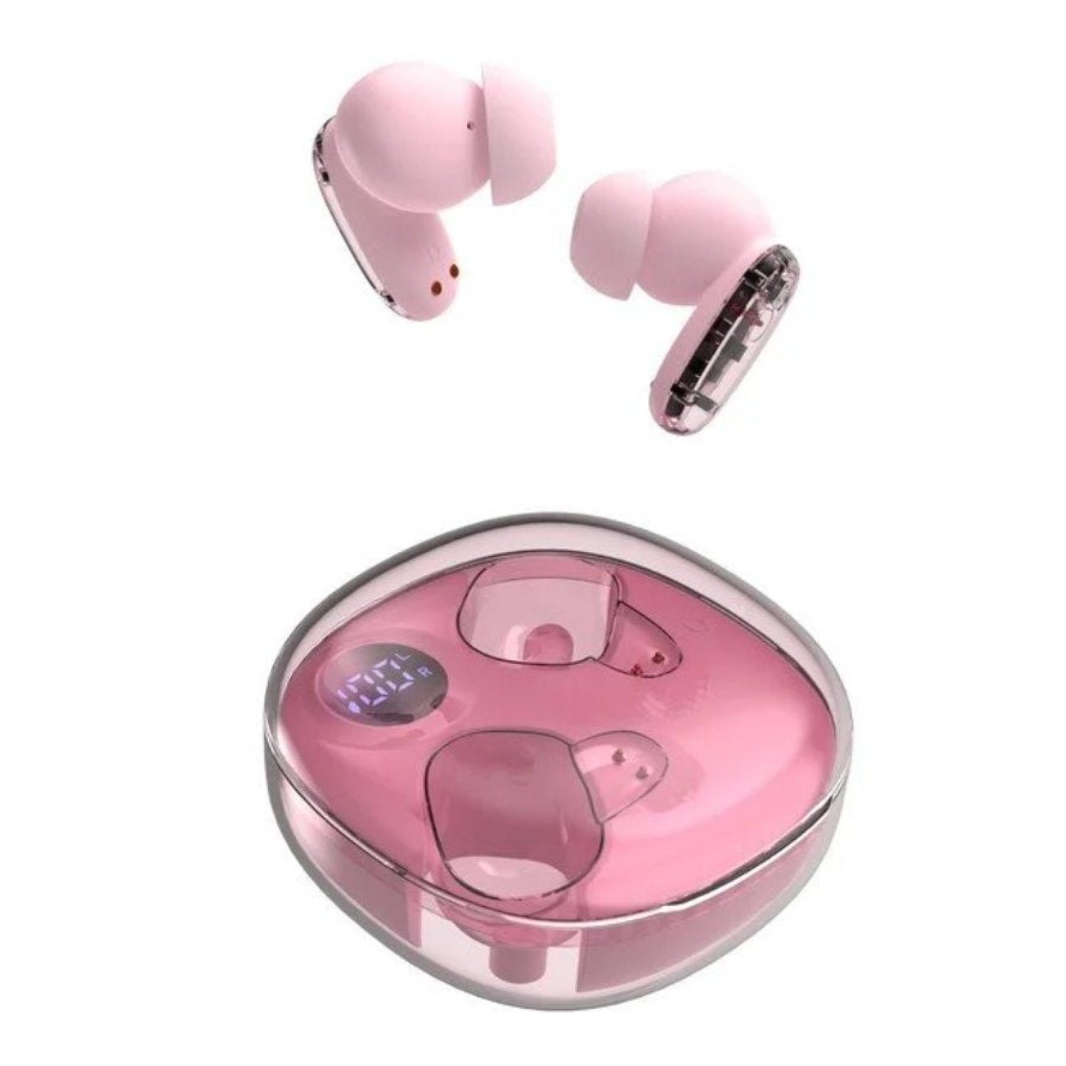 Mars Gaming MHIB2 · Auriculares Bluetooth · Autonomía 7h · Estuche de Carga · Rosa