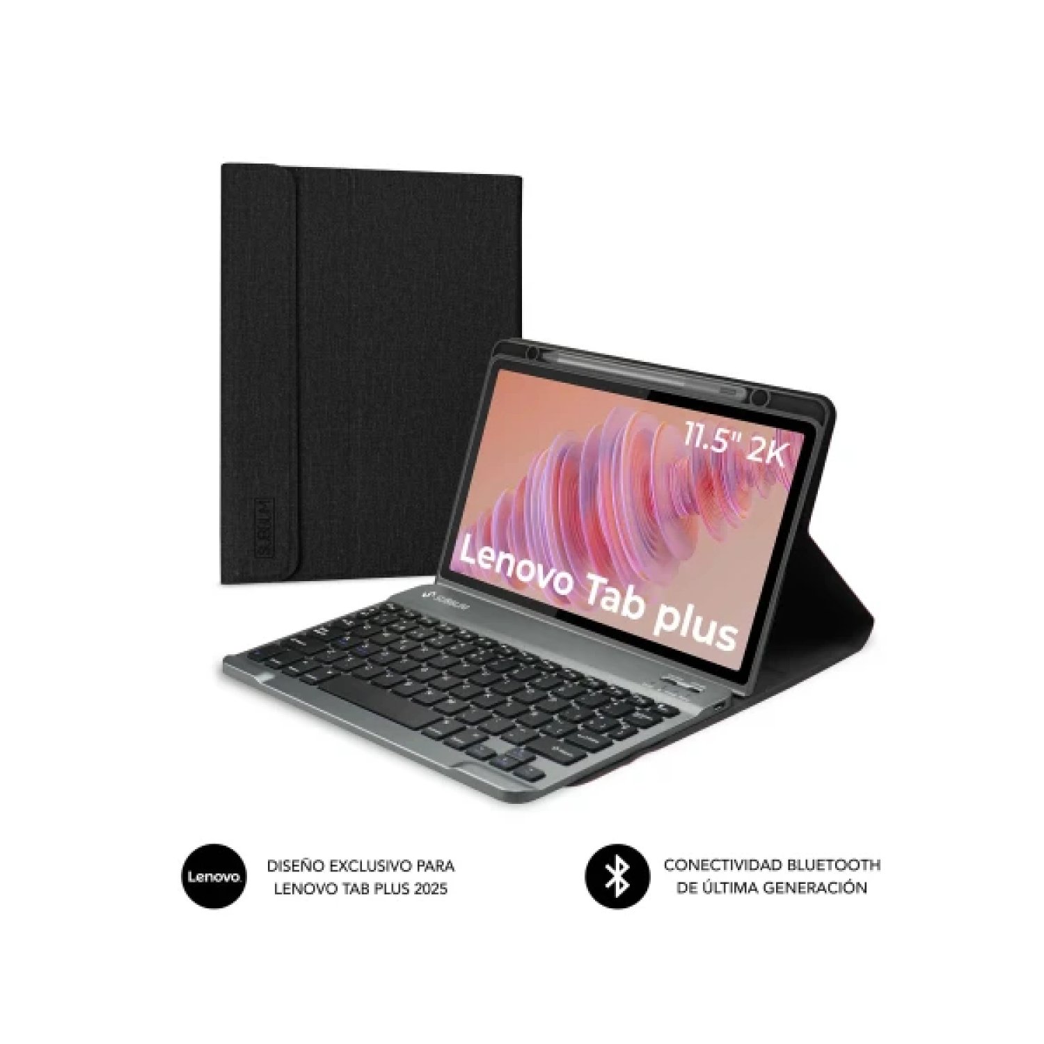 Subblim Keytab Pro BT · Funda con Teclado · Lenovo Tab 2025 · 11,5" · Negra