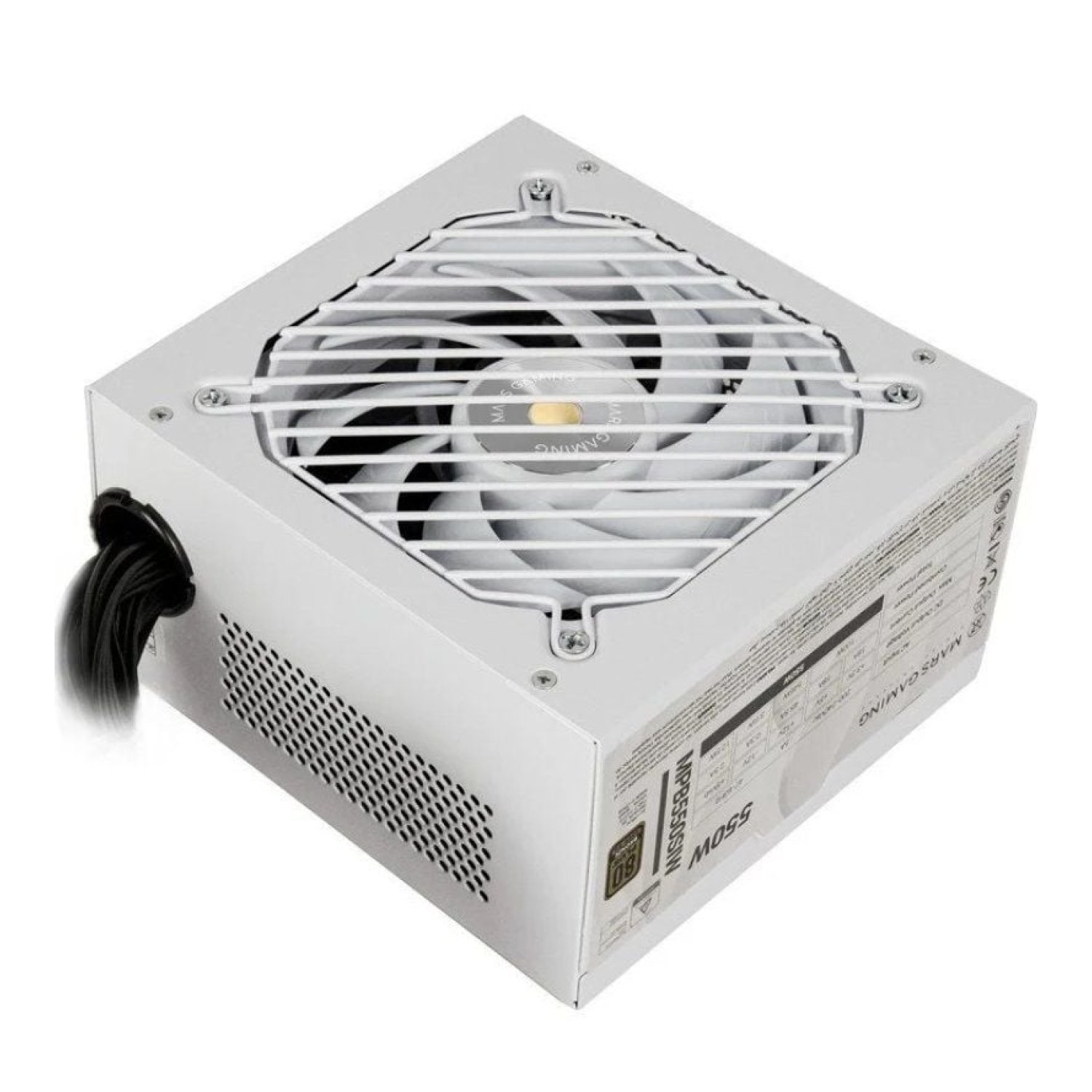 Mars Gaming MPB550SI · 550W · 80 Plus Bronze · Ventilador 12cm · Blanca
