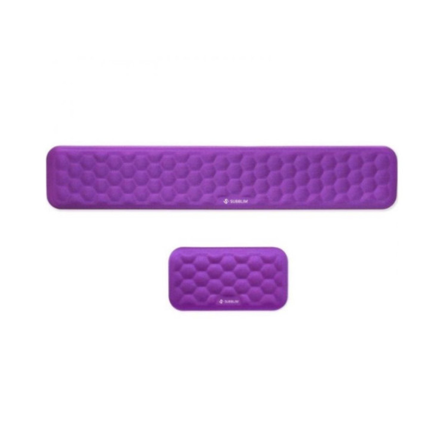 Subblim Ergo AirPadding · Reposamuñecas · Pack de 2 · Púrpura