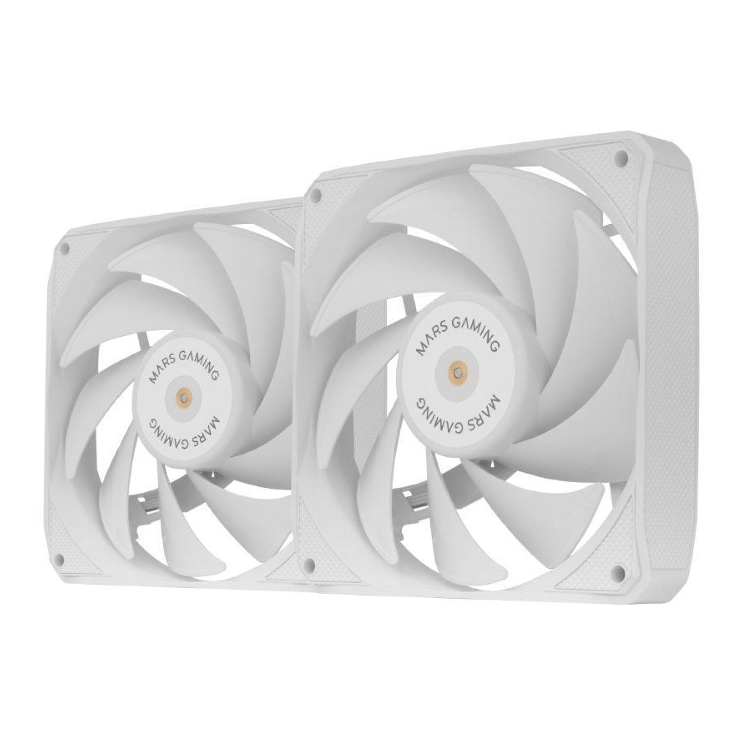 Mars Gaming MF-NCLX2 · Pack 2 Ventiladores · 12cm · RGB