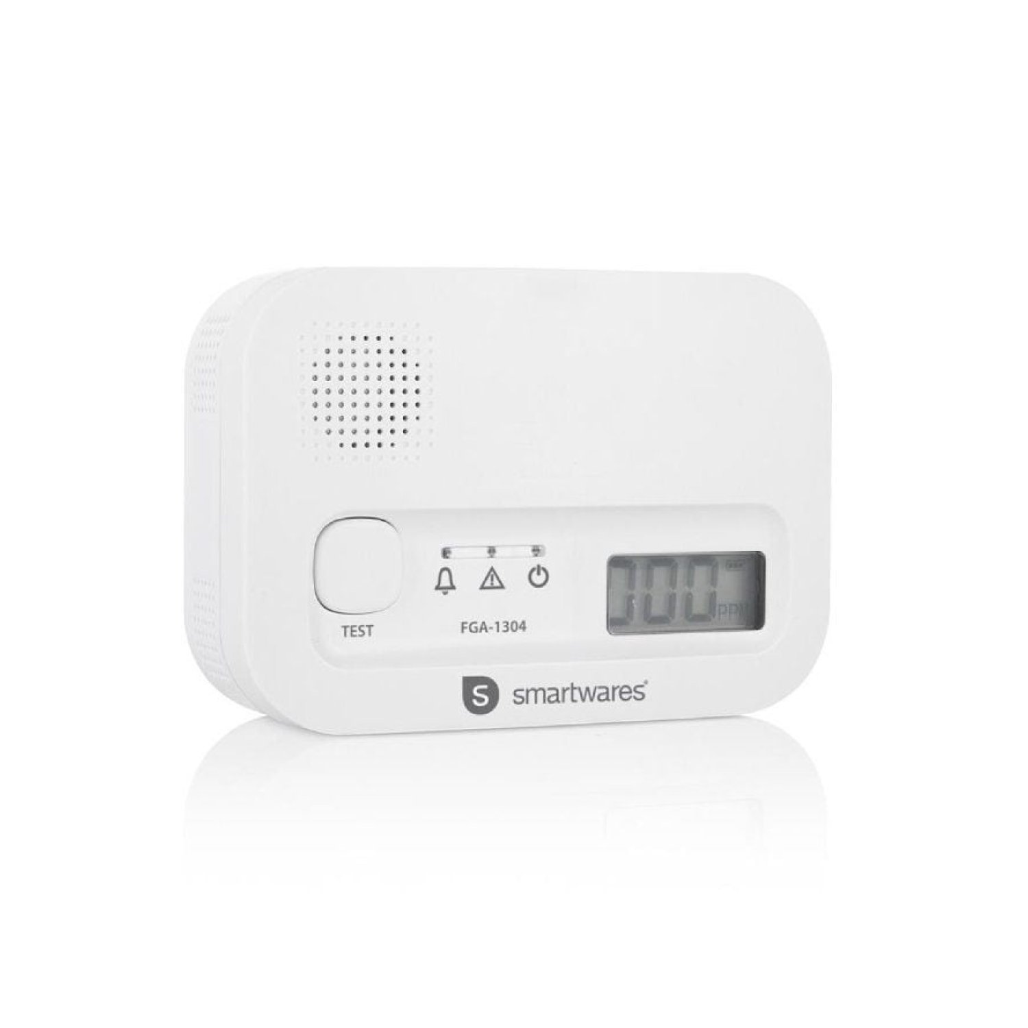 Smartwares · Detector de Monóxido de Carbono · Alarma Silenciosa · Batería Incluida