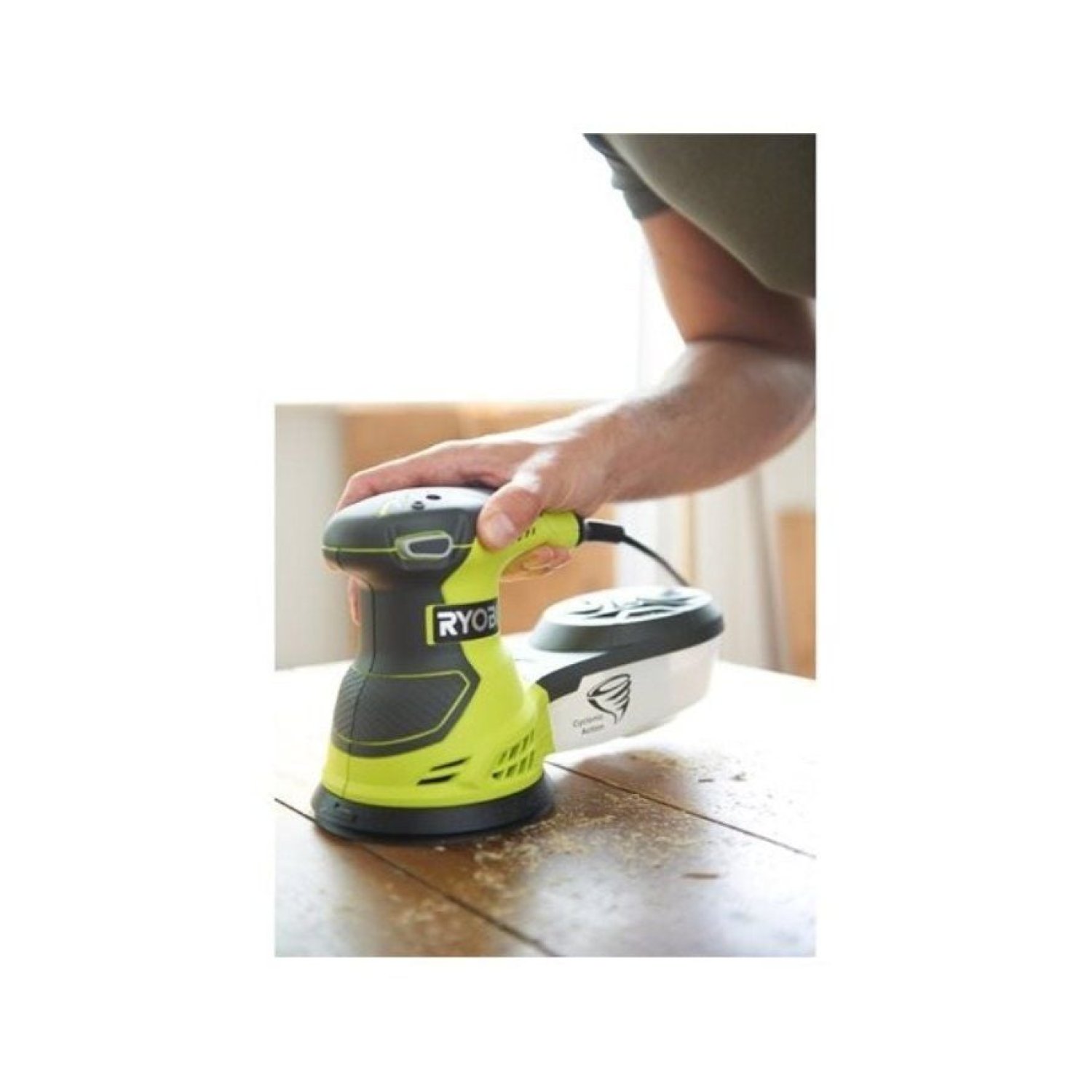 Ryobi ROS300 · Lijadora Excéntrica · 300W · Incluye 5 Lijas