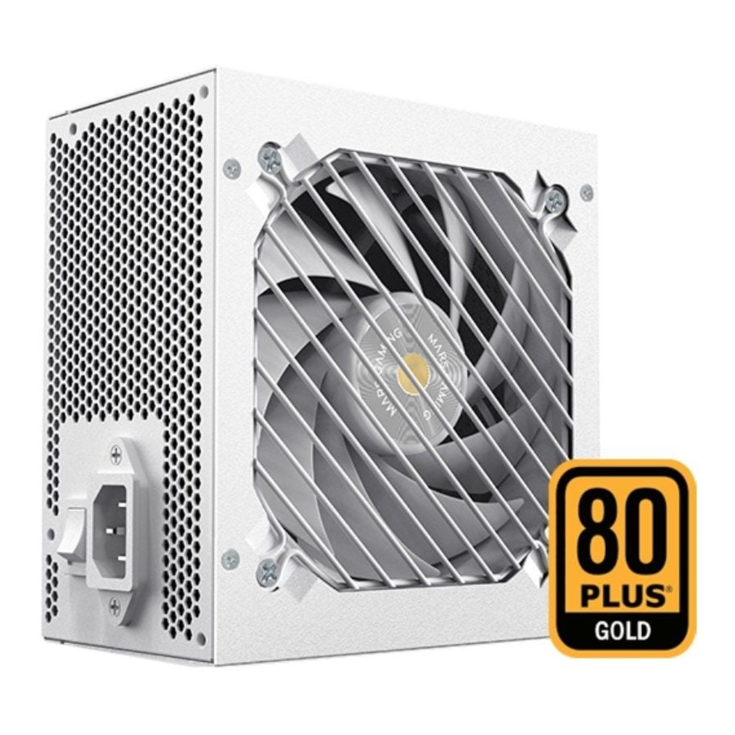 Mars Gaming MPB1000SI · 1000W · 80 Plus Gold · Ventilador 12cm · Blanca