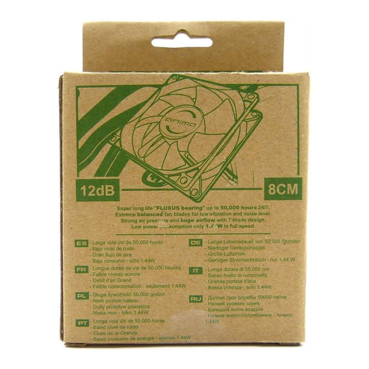 Anima · Ventilador · 8cm · Refrigeración Eficiente