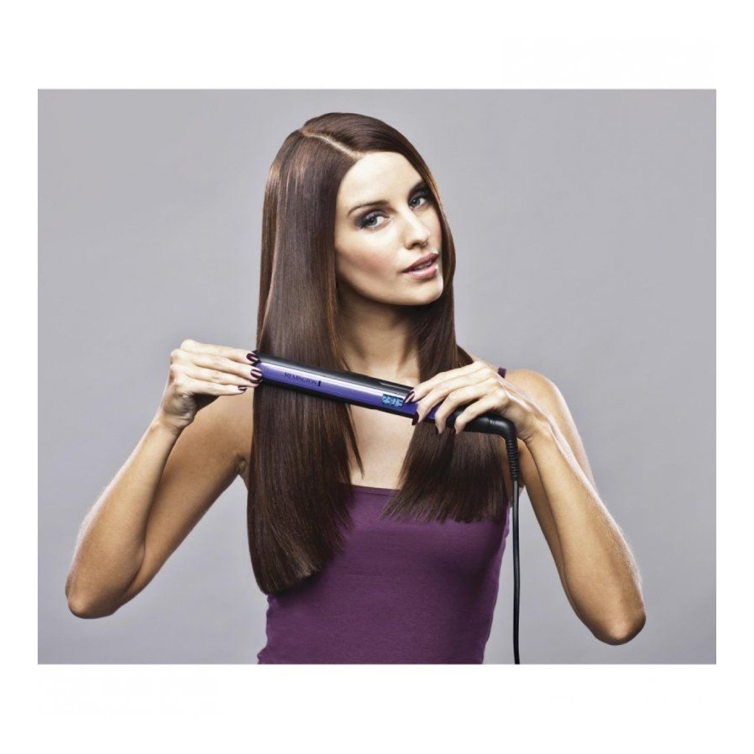 Remington Pro-Ion S7710 · Plancha de Pelo · Tecnología Iónica · Violeta