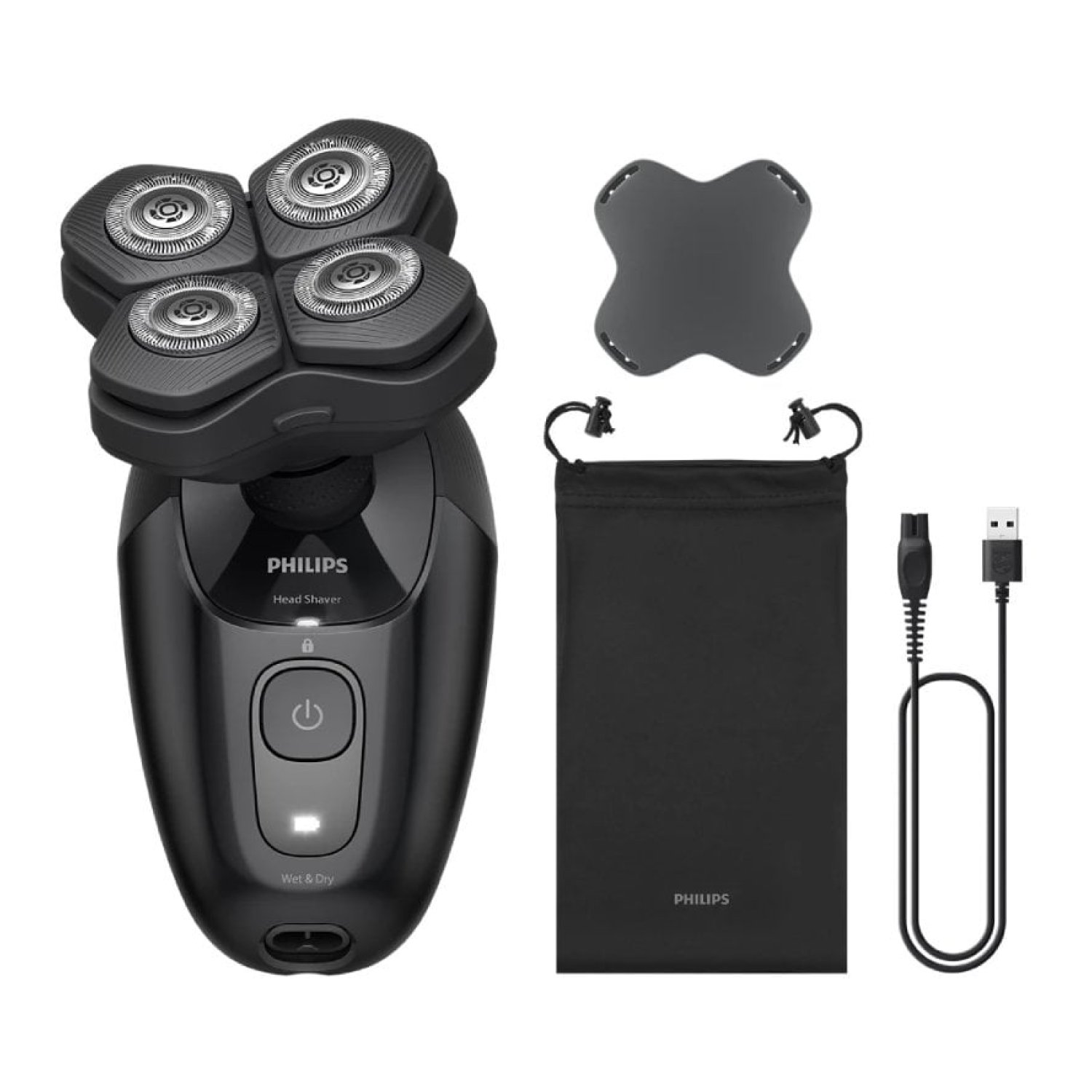 Philips Head Shaver Pro 5000 · Afeitadora Eléctrica · Batería Recargable
