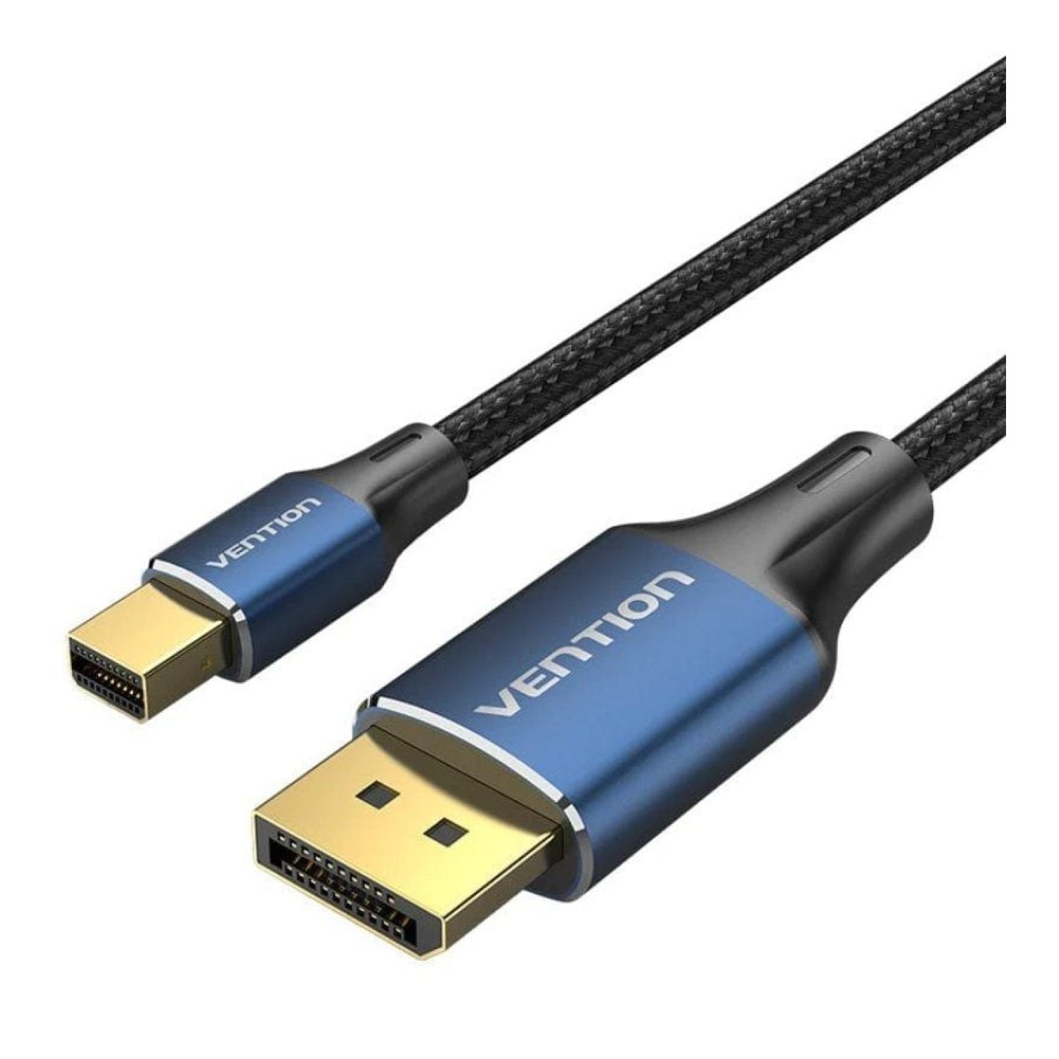 Vention · Cable Conversor DisplayPort 1.4 8K · Mini DisplayPort · 2m · Negro y Azul