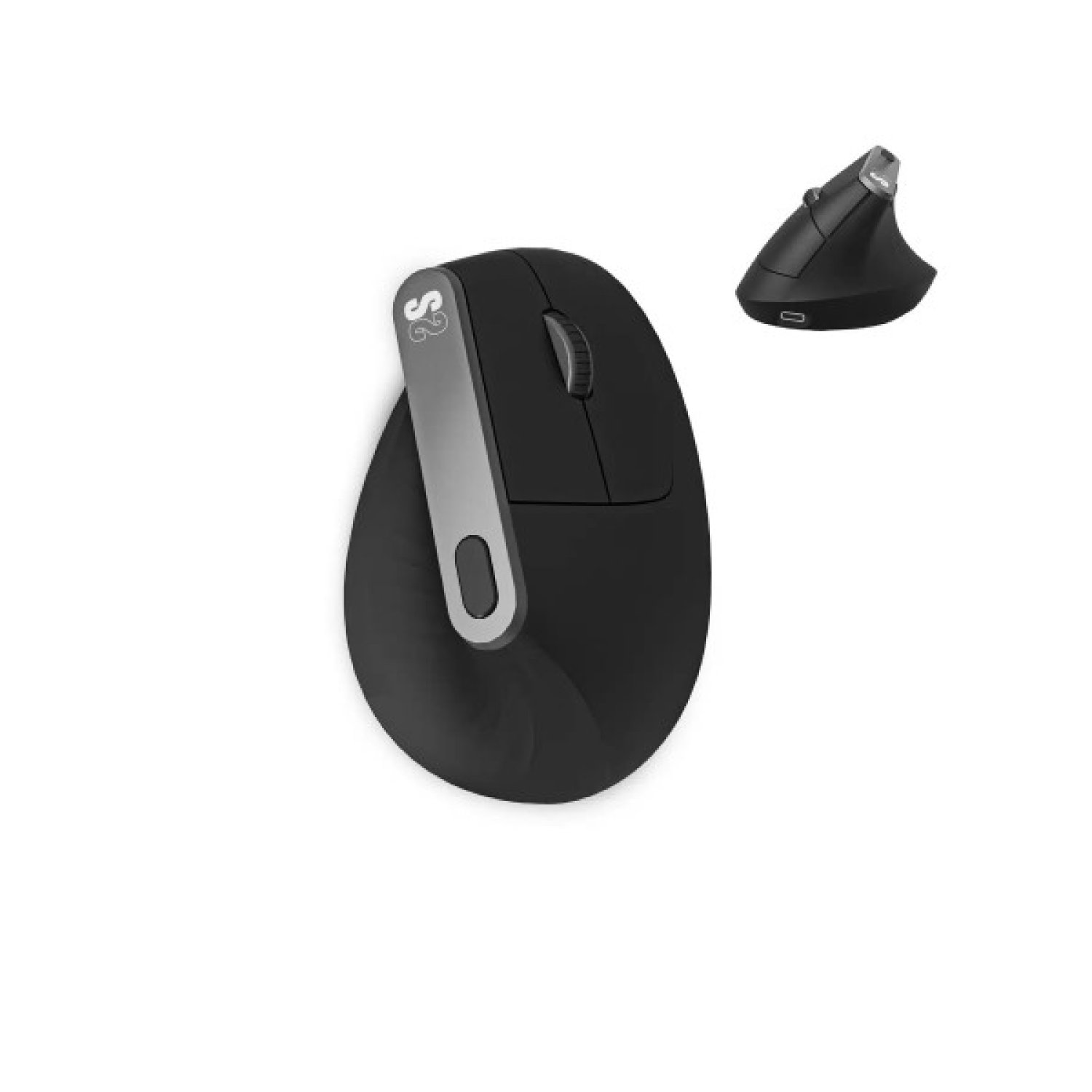 Subblim Nature Vertical Ergo · Ratón Inalámbrico Ergonómico · 4000 DPI · Batería Recargable