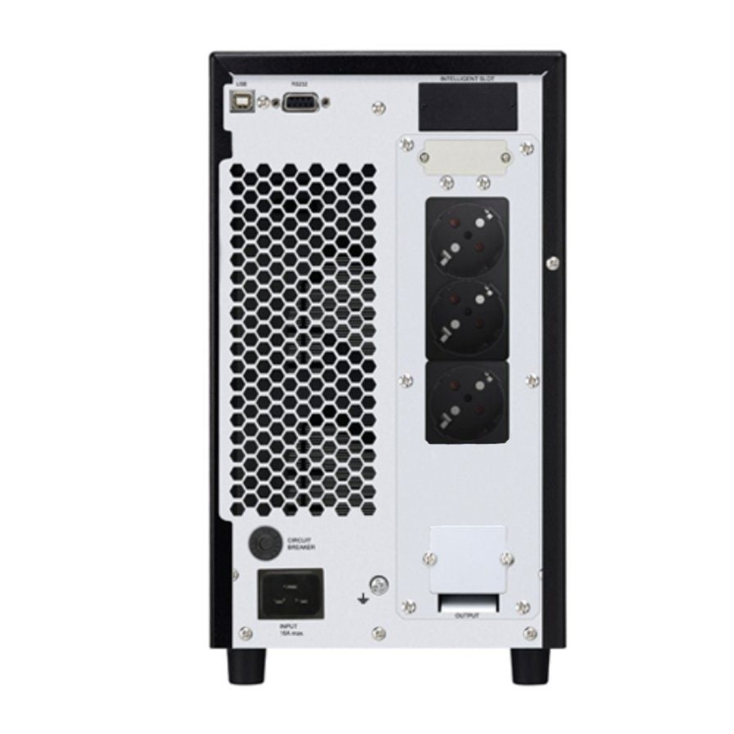 Phasak Conqueror Pro · SAI Online · 3000VA · 2700W · 3 Salidas · Torre