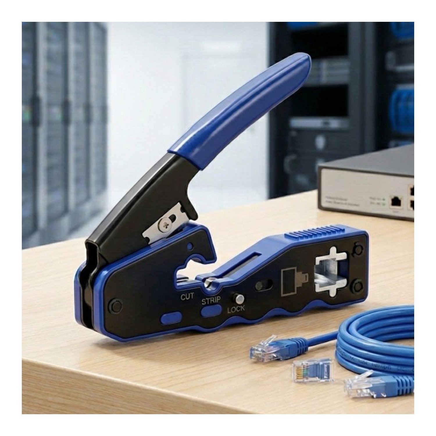 Phasak TD 020 · Crimpadora para RJ45 · Herramienta Profesional