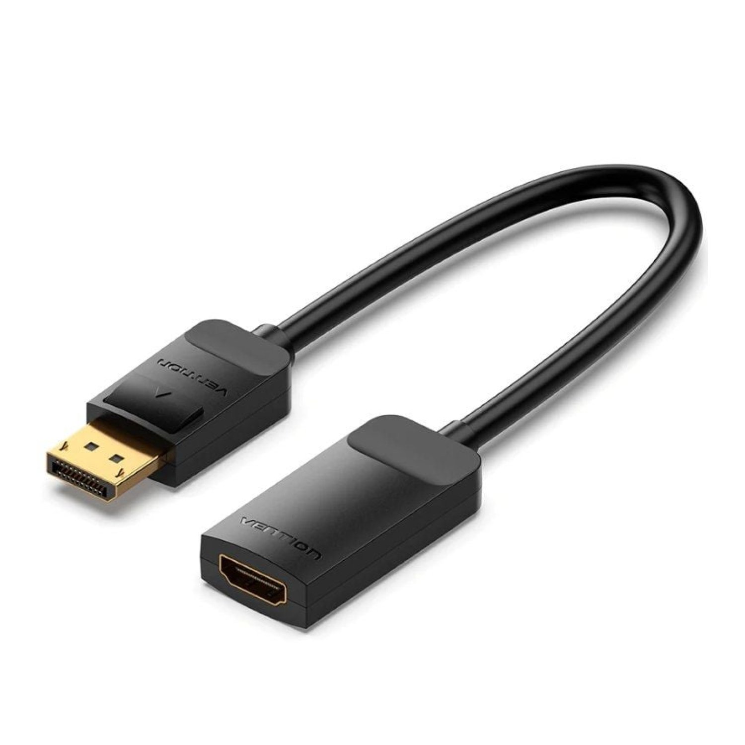 Vention · Cable Conversor DisplayPort a HDMI · 4K · 15cm · Negro
