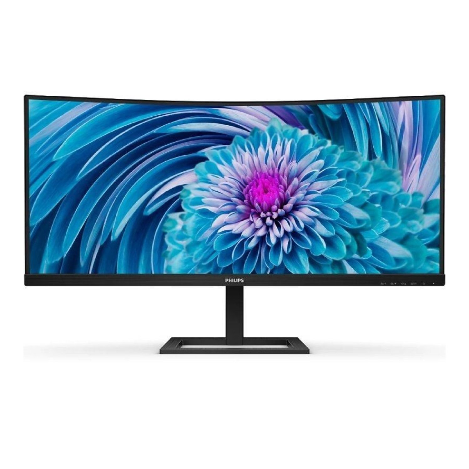 Philips 346E2CUAE · Monitor Curvo 34" · WQHD · Regulable en Altura · Negro