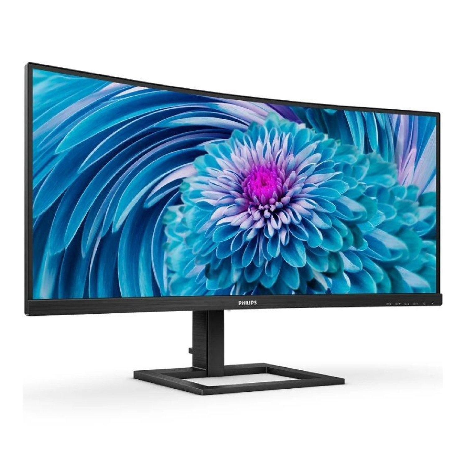Philips 346E2CUAE · Monitor Curvo 34" · WQHD · Regulable en Altura · Negro